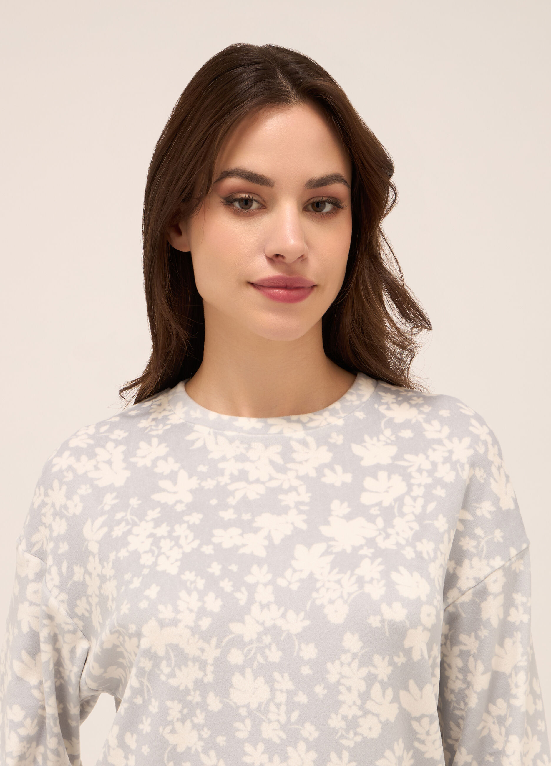 Top pigiama velour donna_2