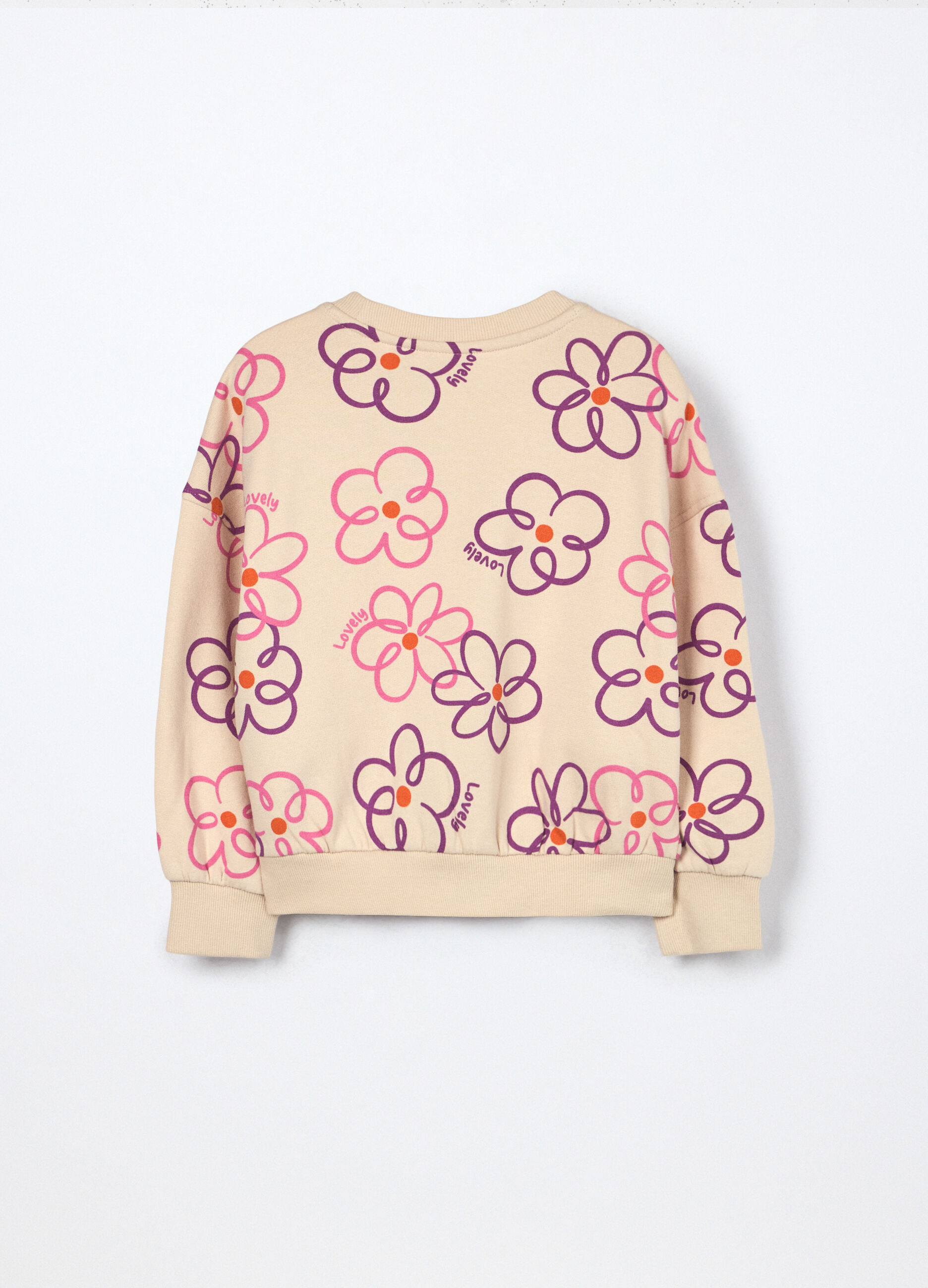 Felpa in puro cotone bambina_1