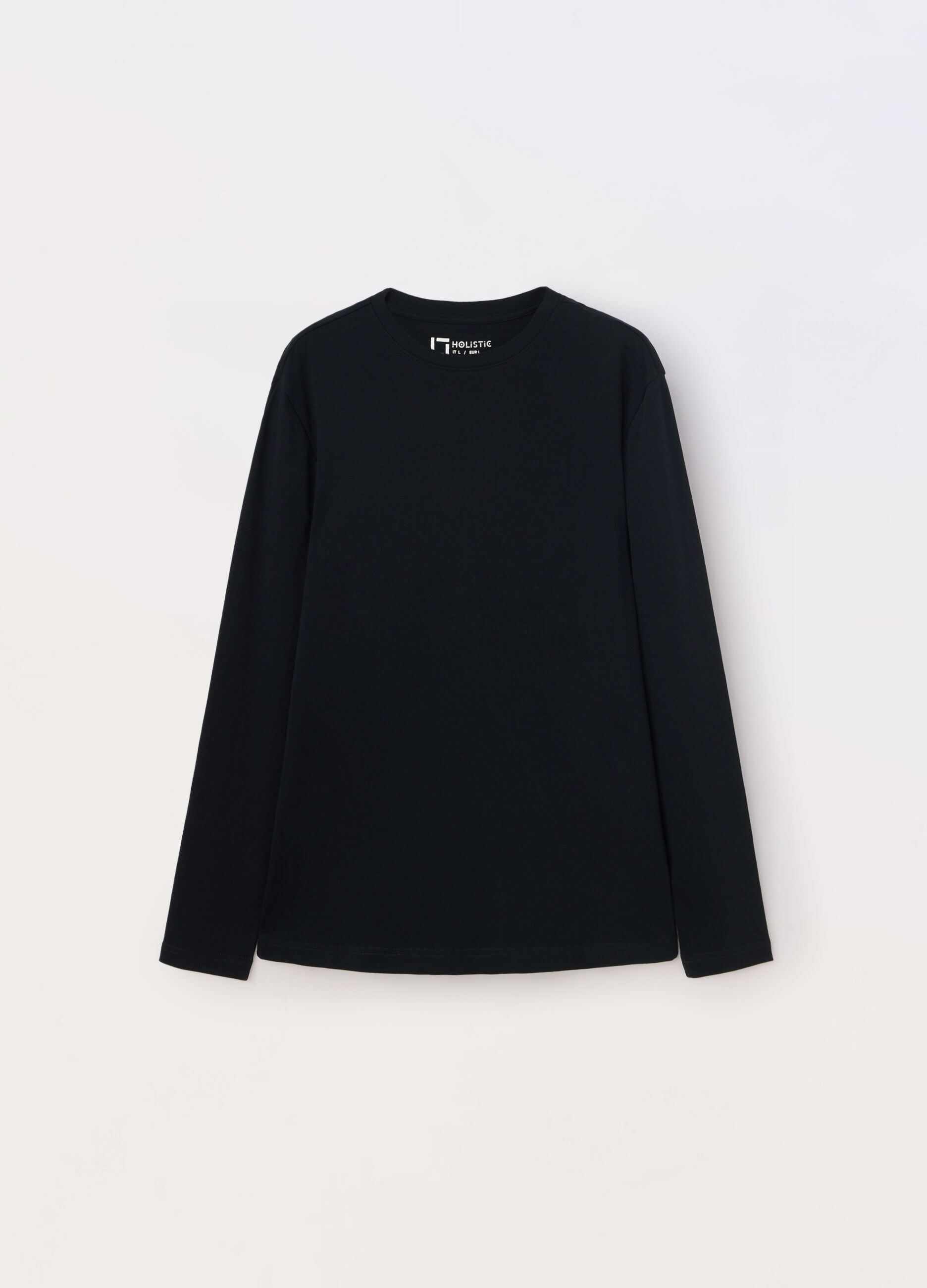 Maglia sportiva a maniche lunghe in cotone uomo_0