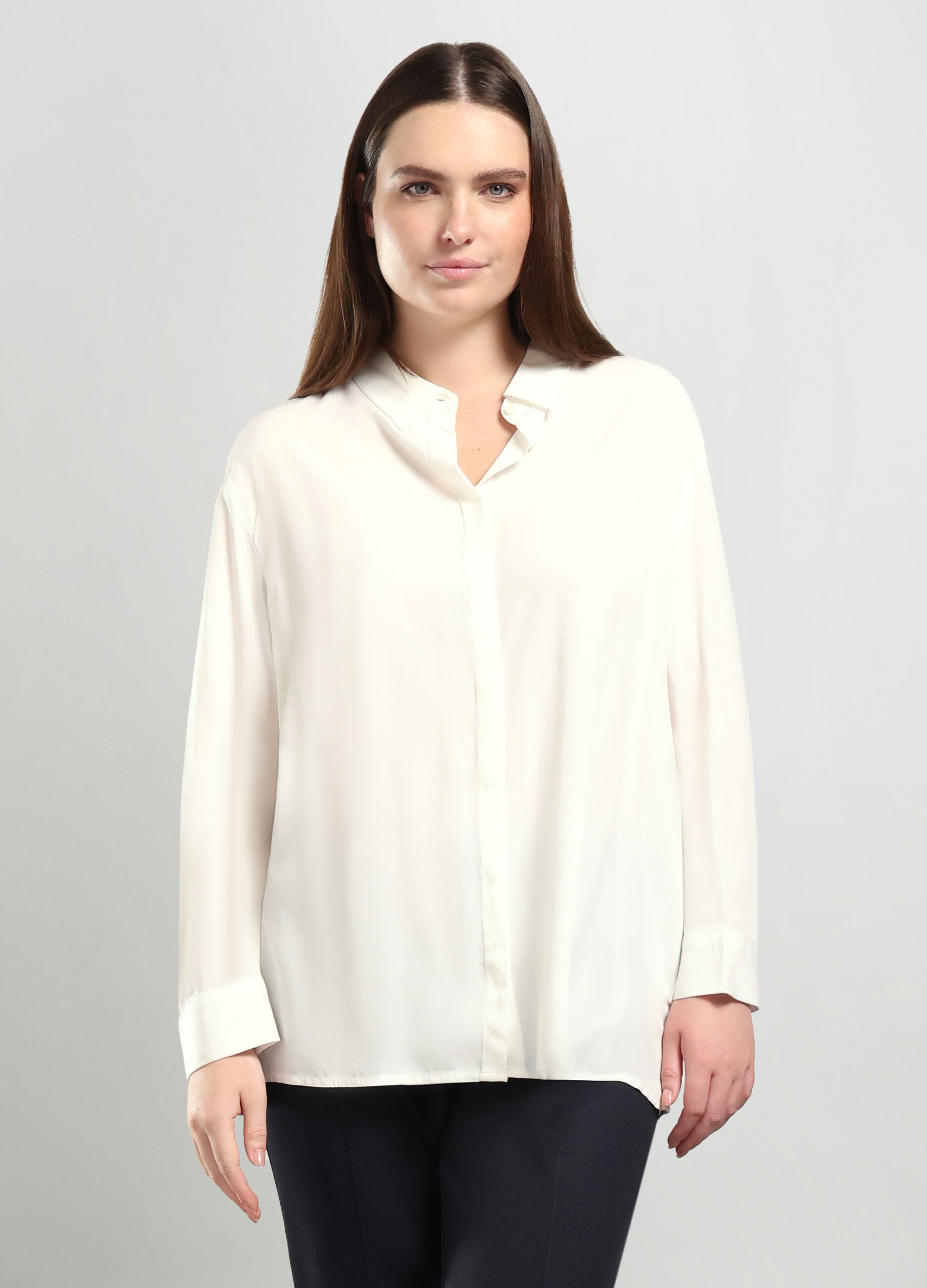 Camicia in pura viscosa donna curvy_0