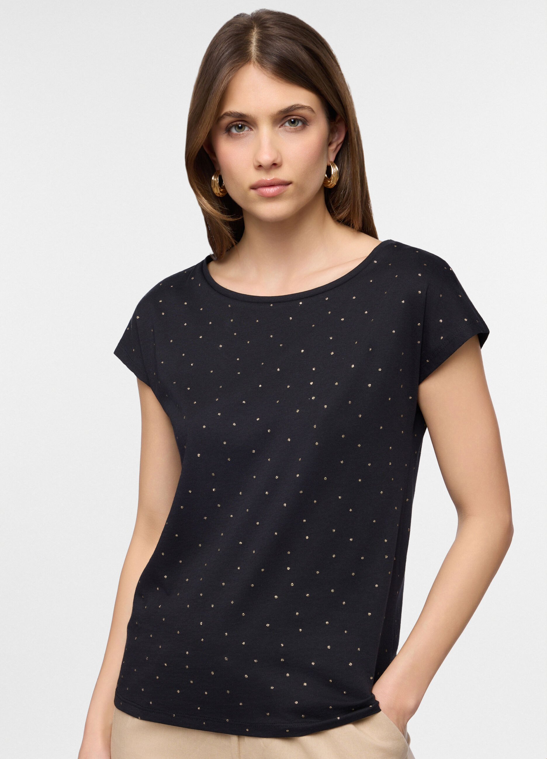T-shirt girocollo donna_2