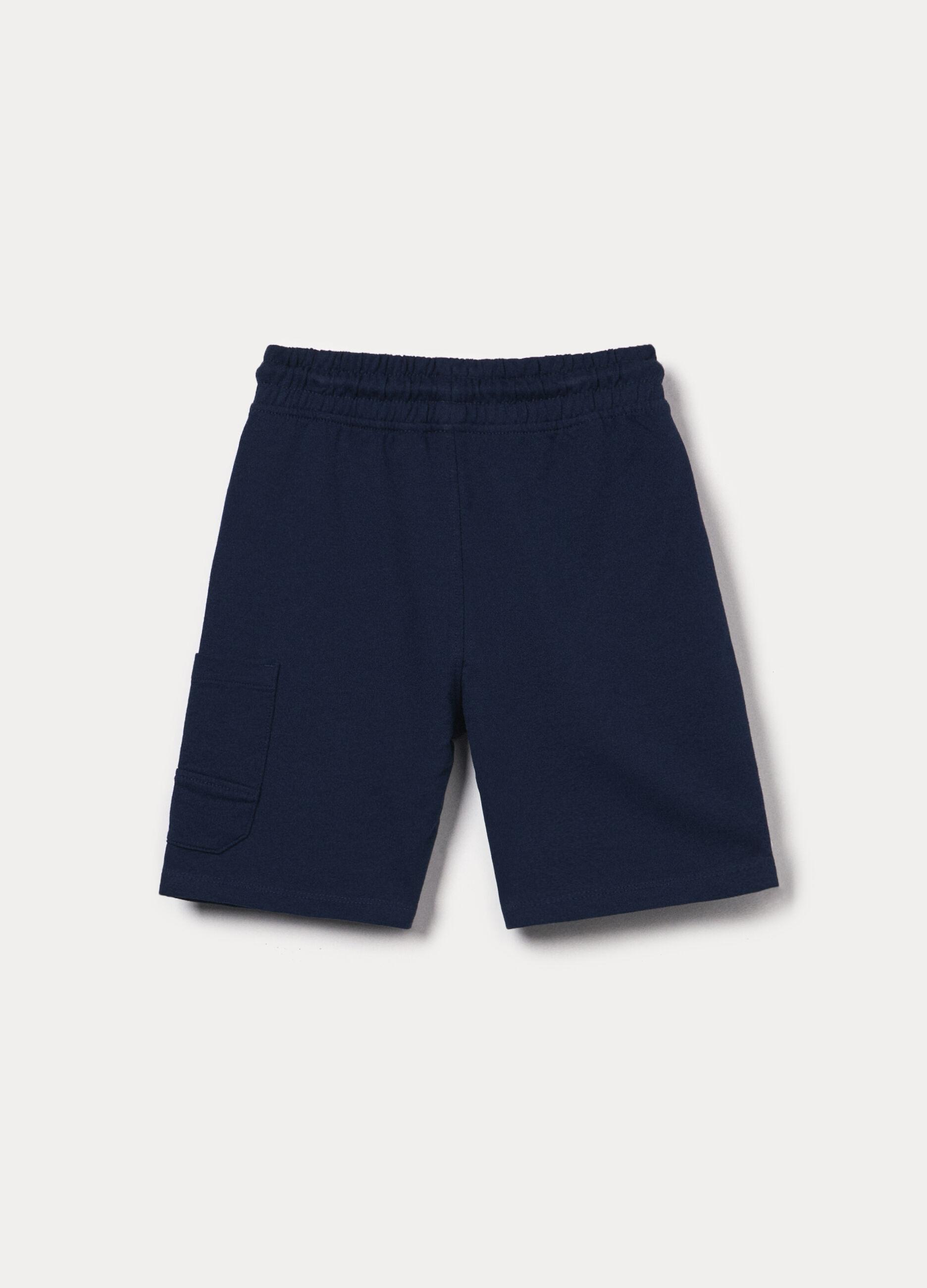 Shorts in french terry di puro cotone bambino_1