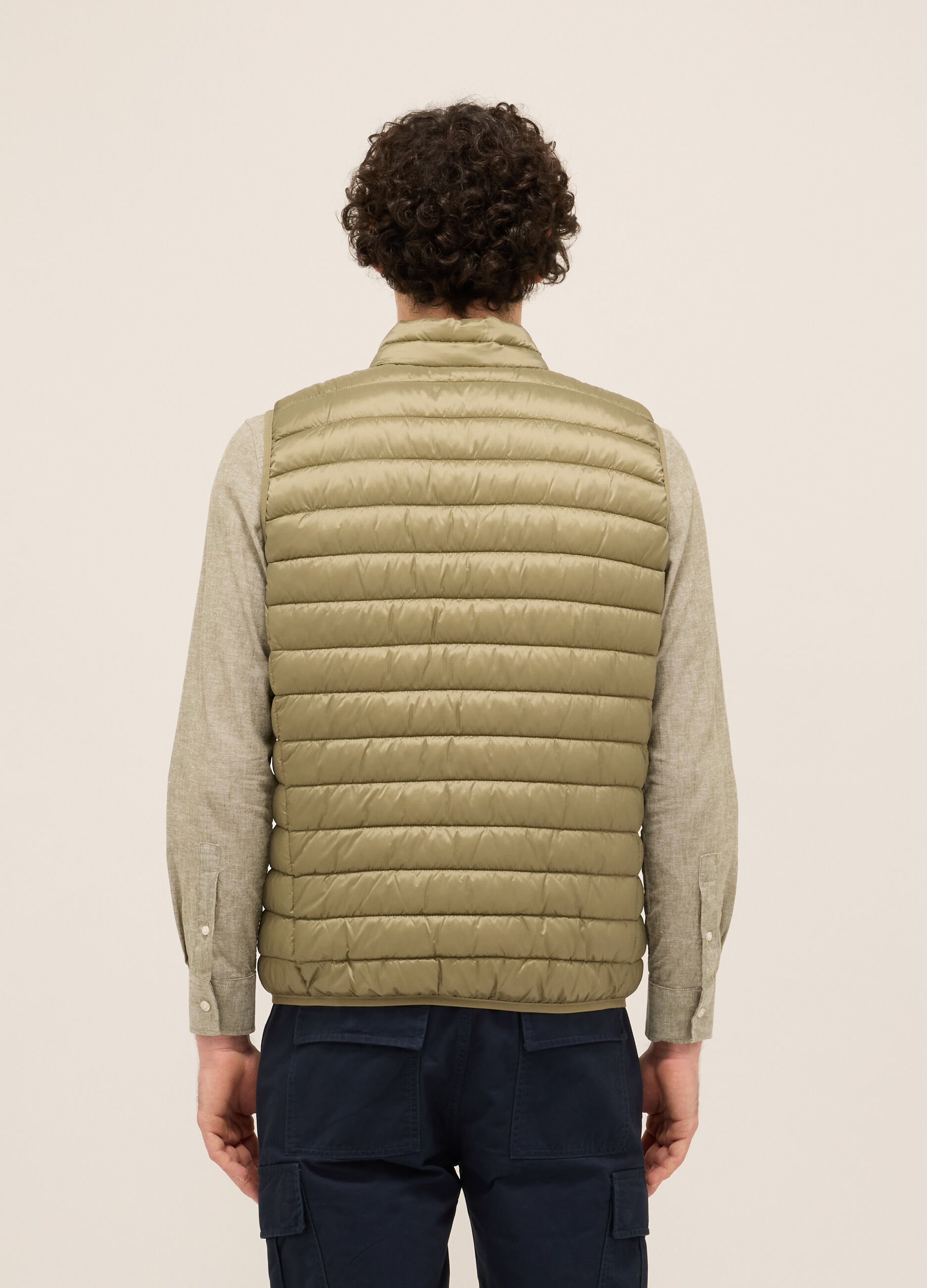 Gilet imbottito in nylon uomo_1