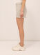 Shorts fit regular in denim di cotone stretch donna_2