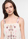 Top fit regular con scollo squadrato in puro cotone donna_2