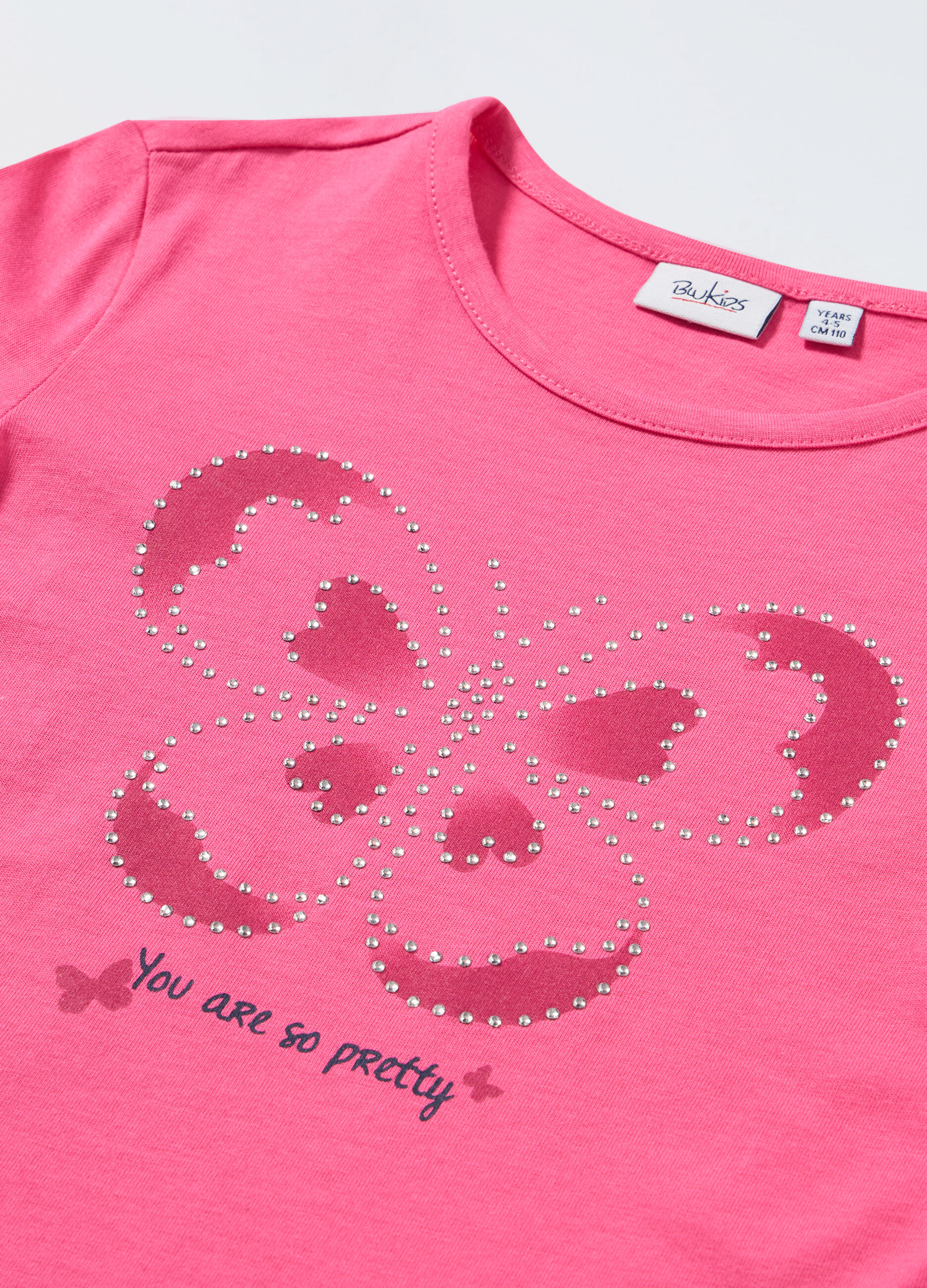 T-shirt in puro cotone bambina