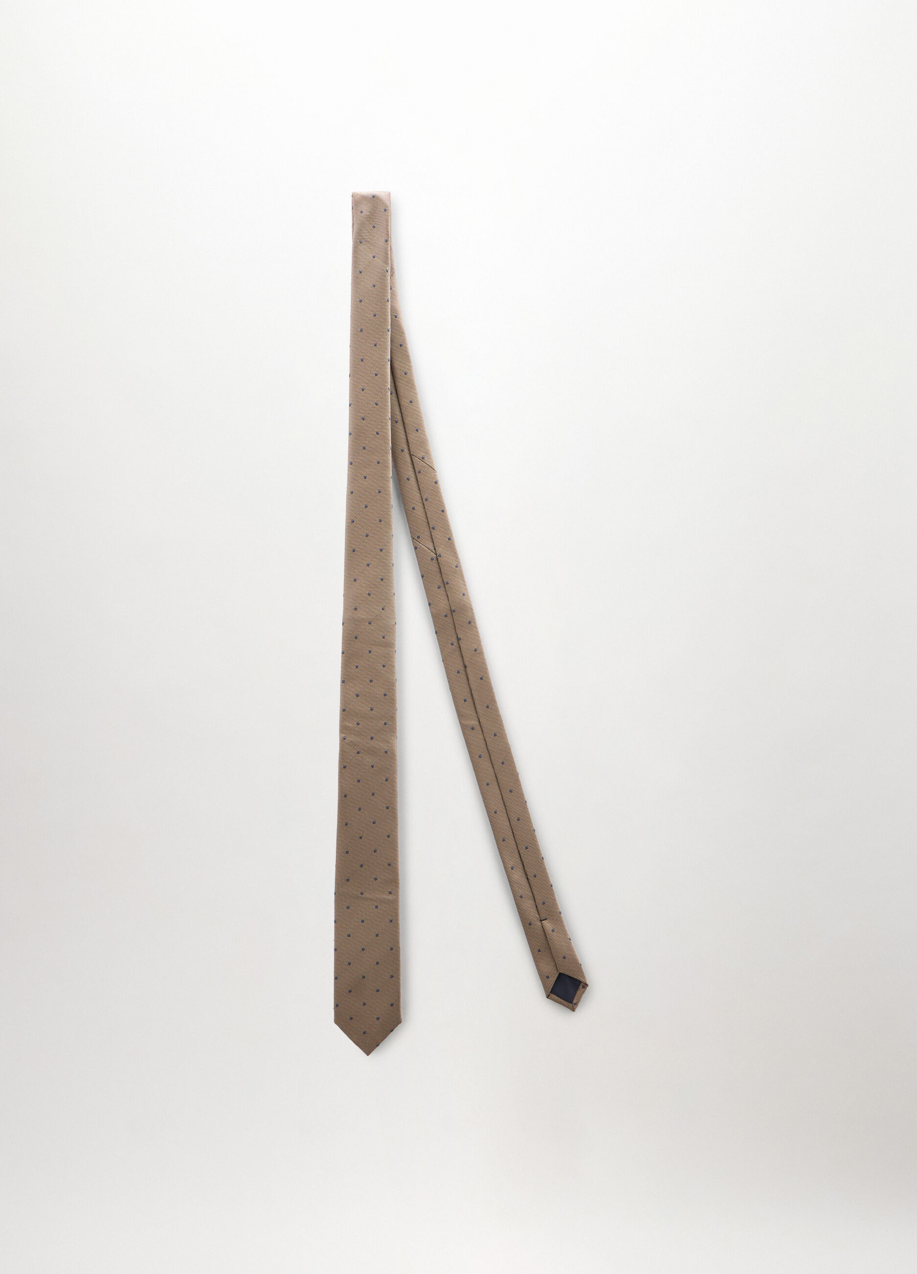 Cravatta con motivo a pois uomo_0