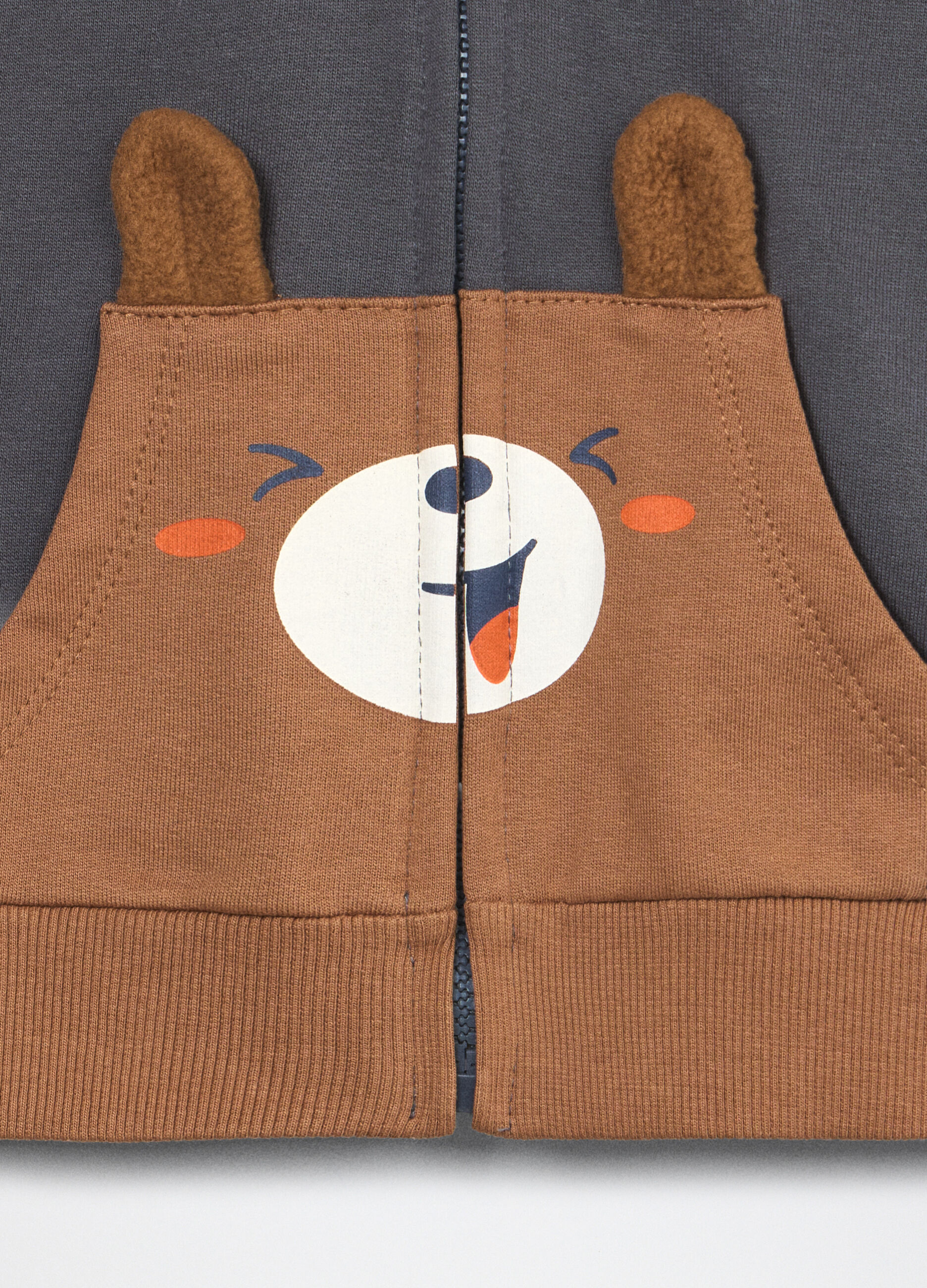 Jogging set in felpa di puro cotone neonato_2