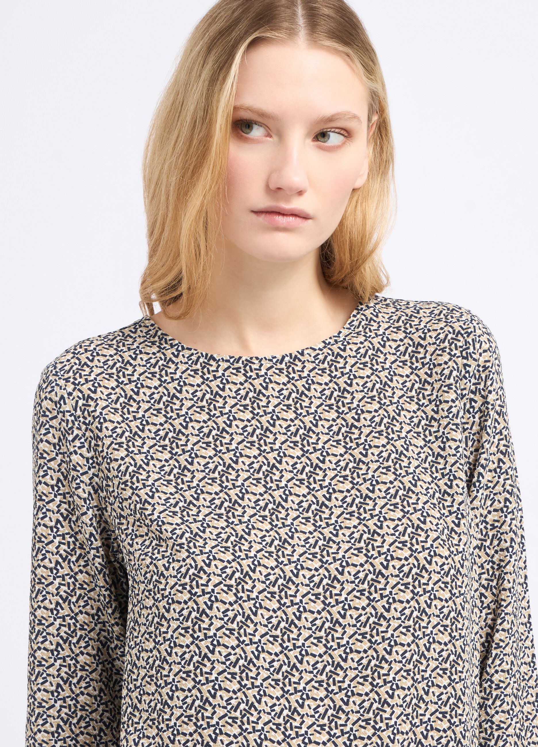 Blusa con scollo rotondo donna_2