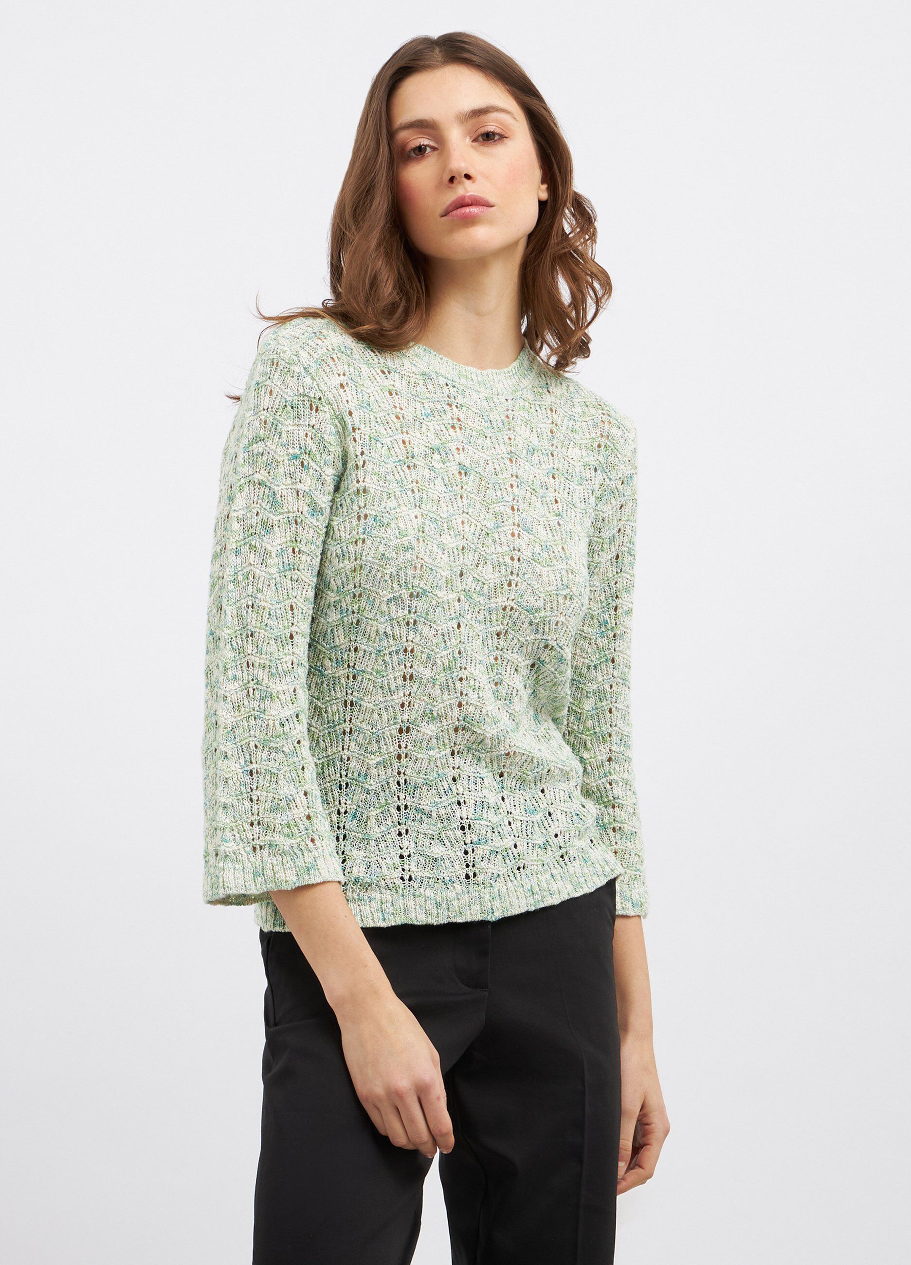 Pullover in misto cotone donna_2