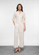 Pantaloni fit regular in sangallo di puro cotone donna_0