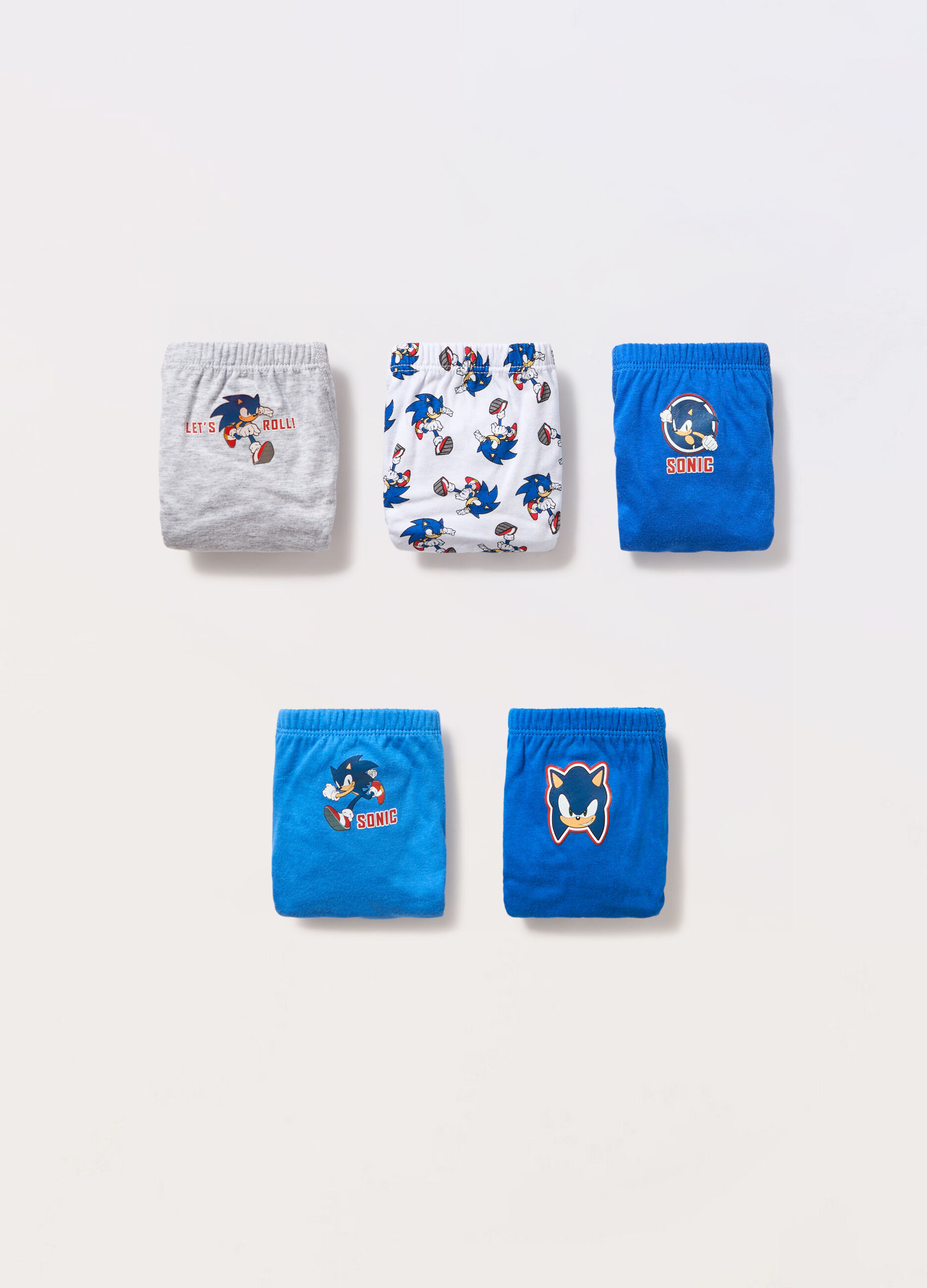 Pack 5 slip in jersey di puro cotone bambino_0