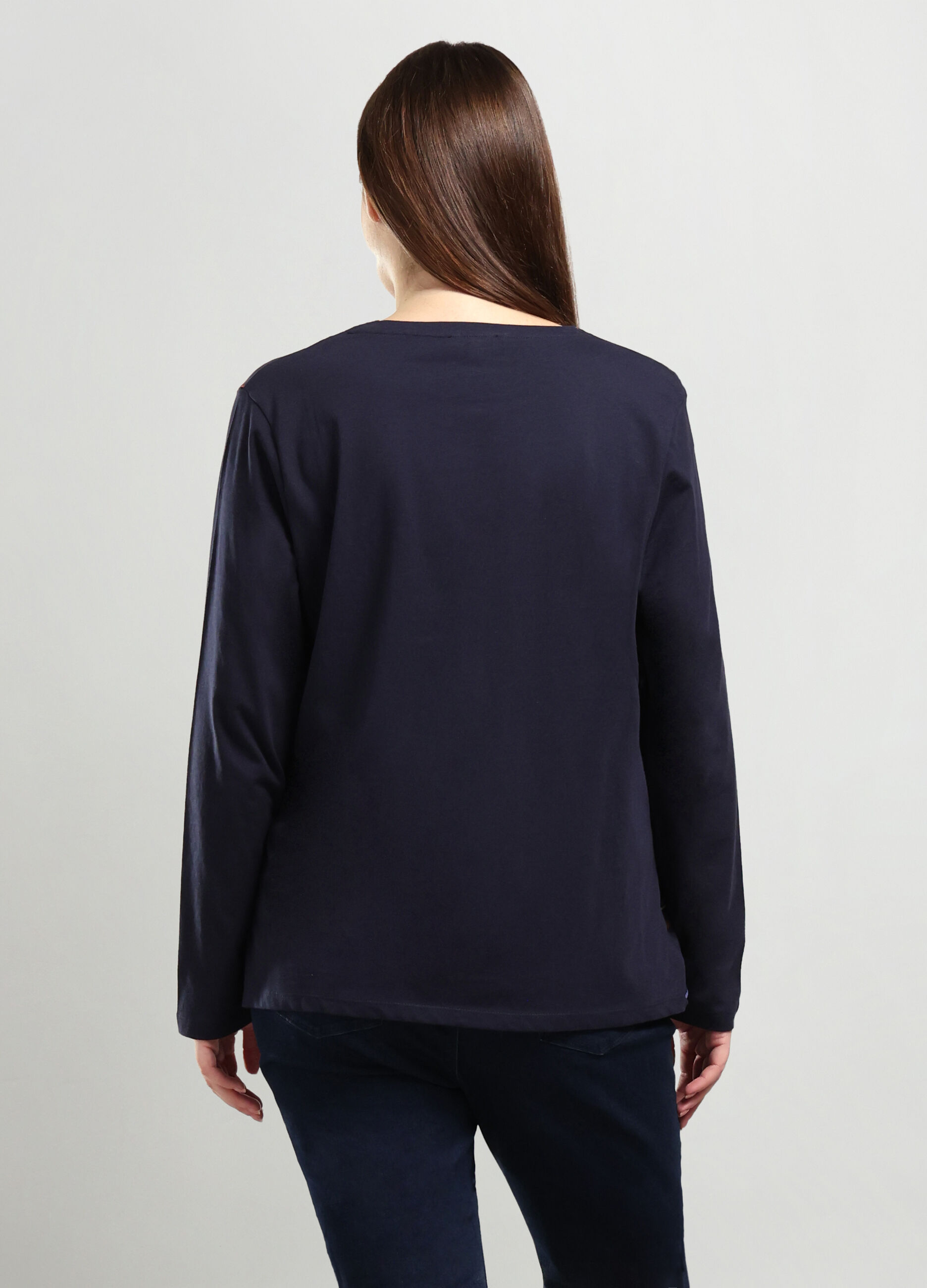T-shirt in puro cotone donna curvy_1