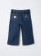 Pantaloni in denim di cotone misto Lyocell Marine Fit bimba_0