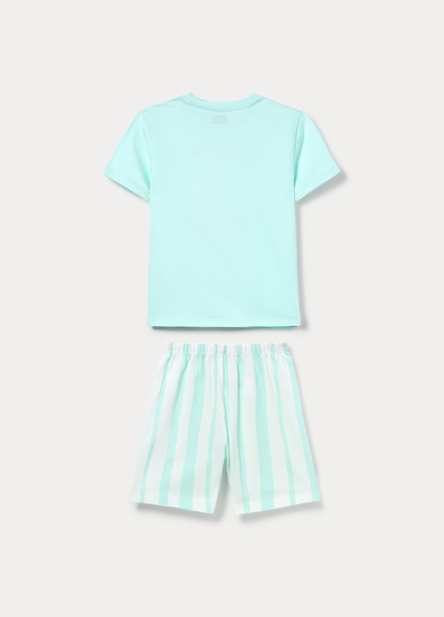 Set pigiama corto in jersey di puro cotone bambino_1