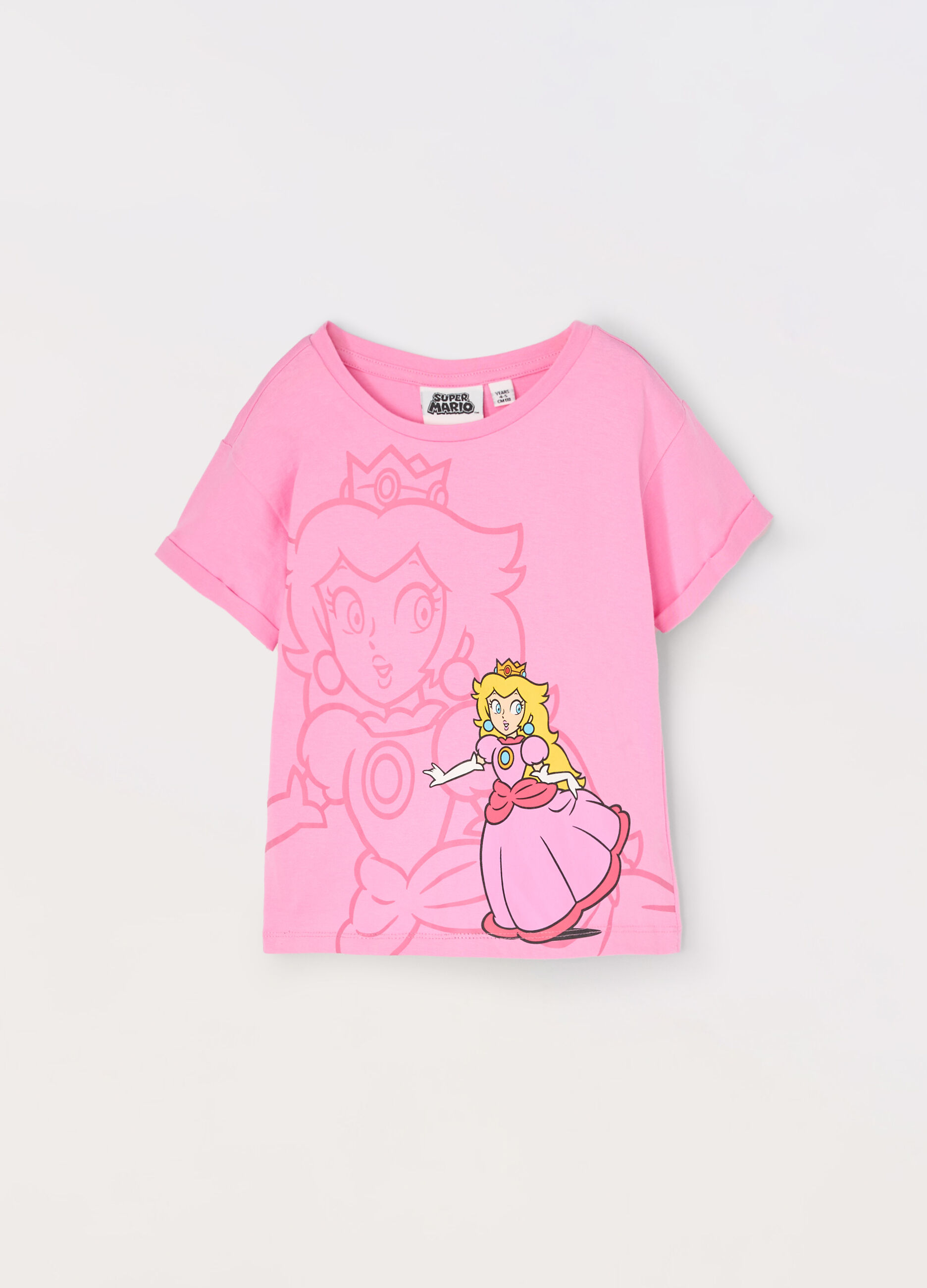 T-shirt in jersey di puro cotone bambina_0