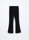 Leggings flare fit in french terry di cotone stretch ragazza_0