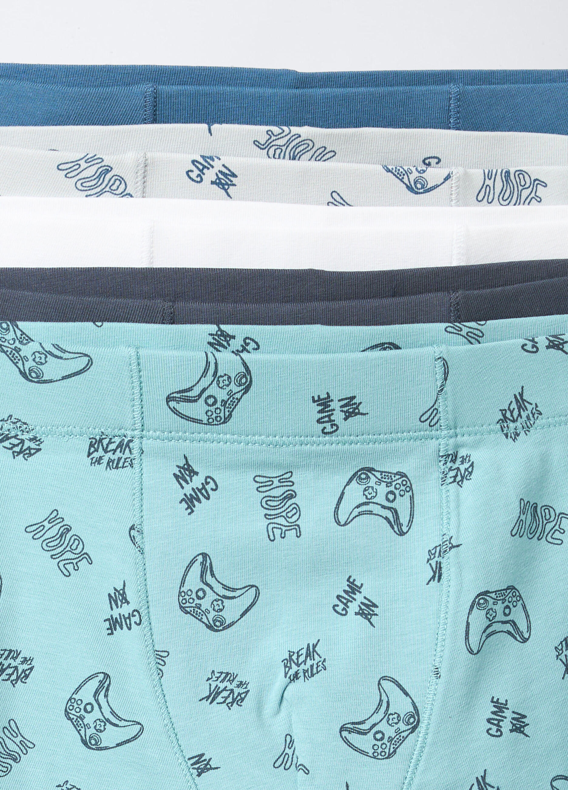 Pack 5 boxer in jersey di cotone stretch bambino_3