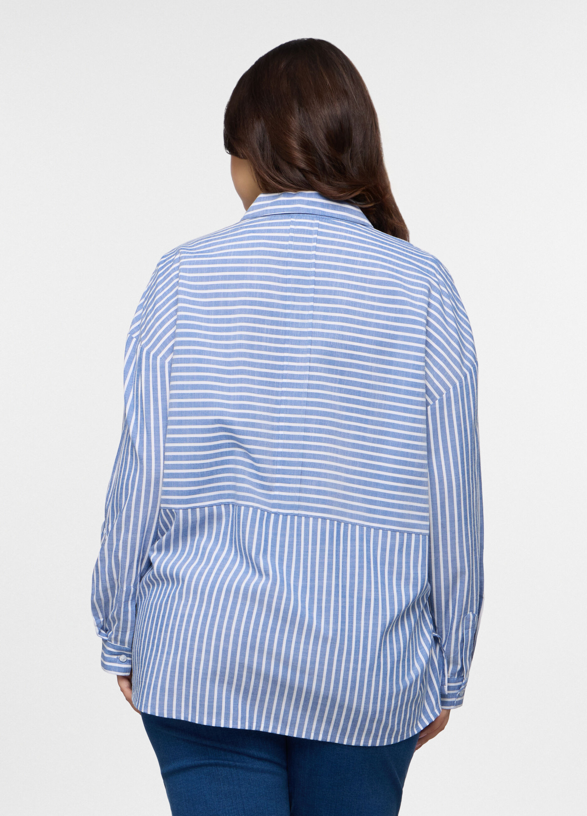 Camicia Fit Regular misto cotone donna curvy_1