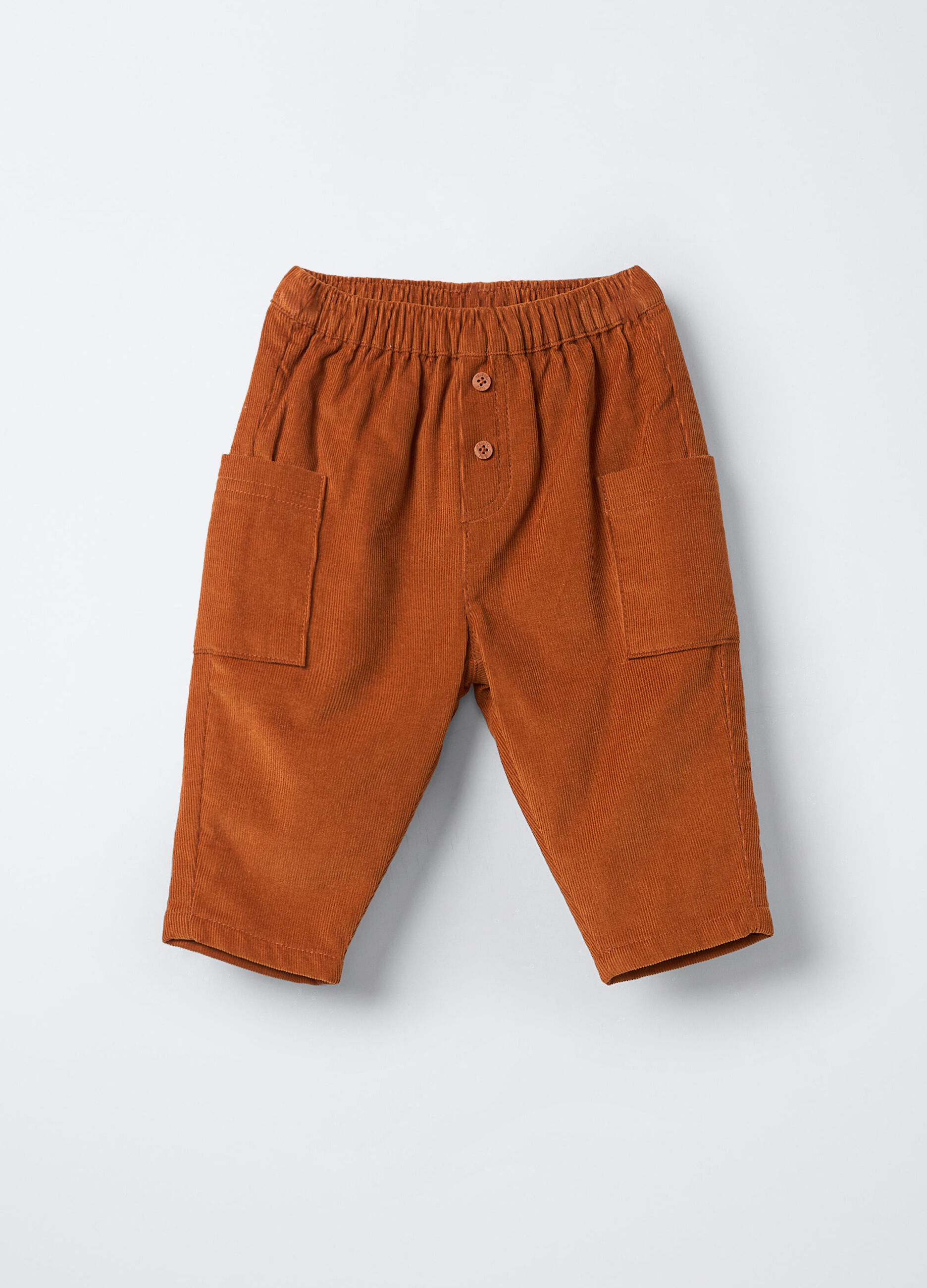 Pantaloni in costina di velluto Fit regular neonato_0