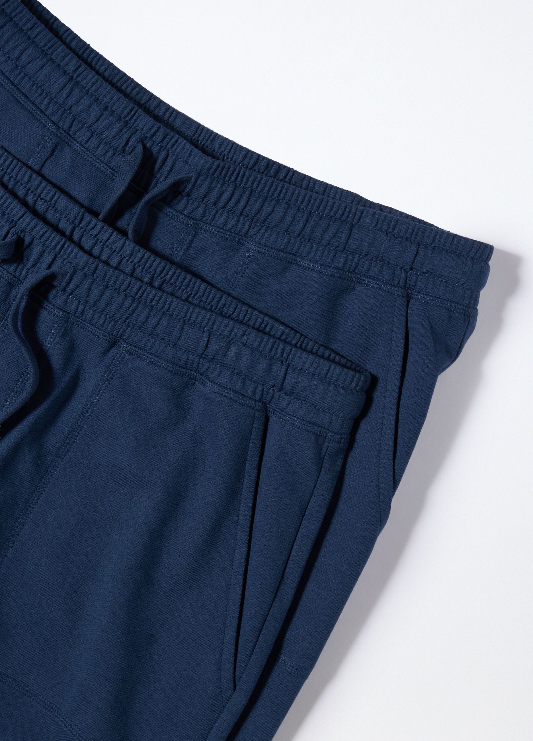 2 pack jogger in felpa di cotone uomo_1