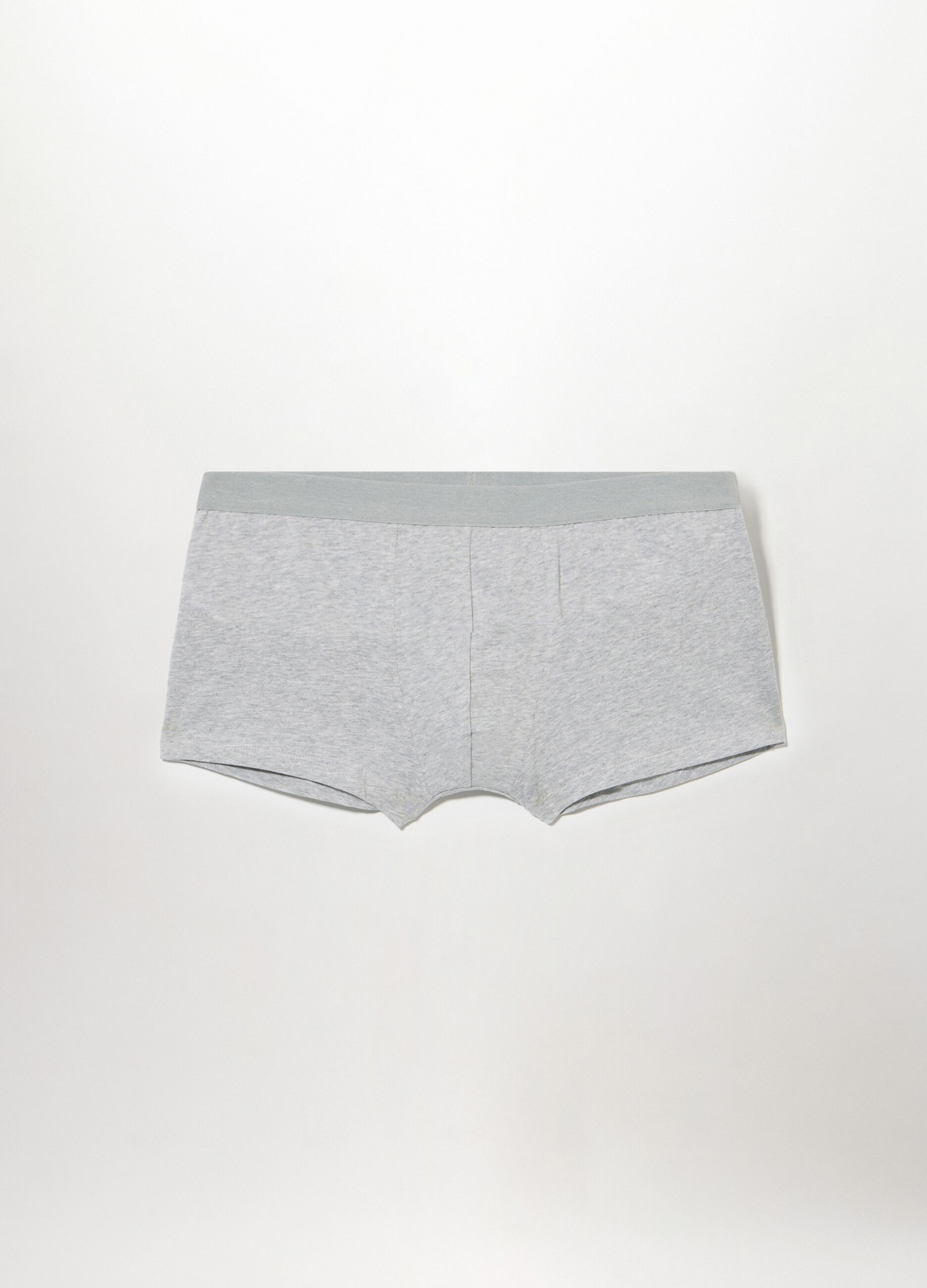 3 pack boxer tinta unita in cotone stretch uomo_1