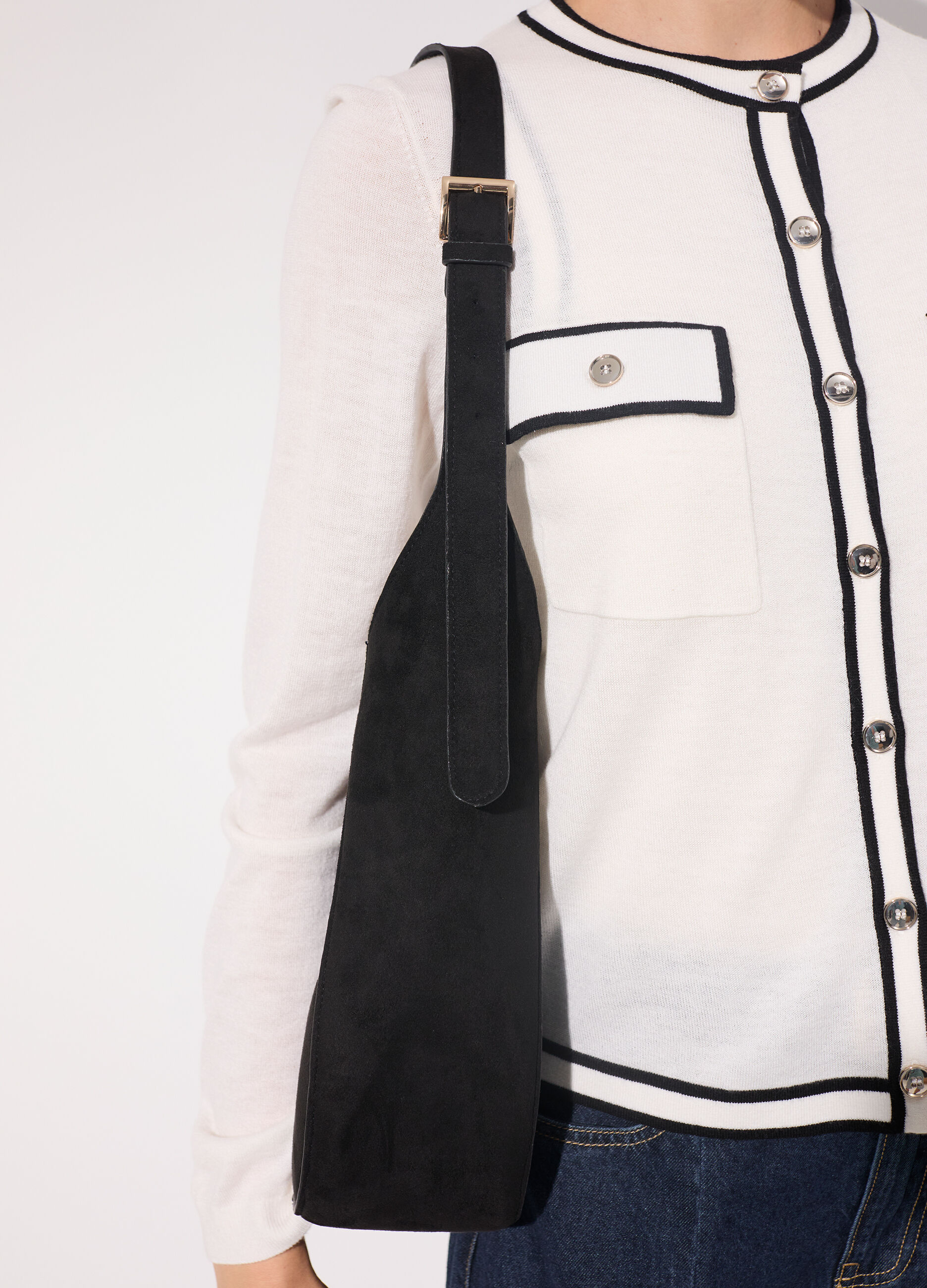 Borsa a spalla in ecopelle scamosciata donna_2