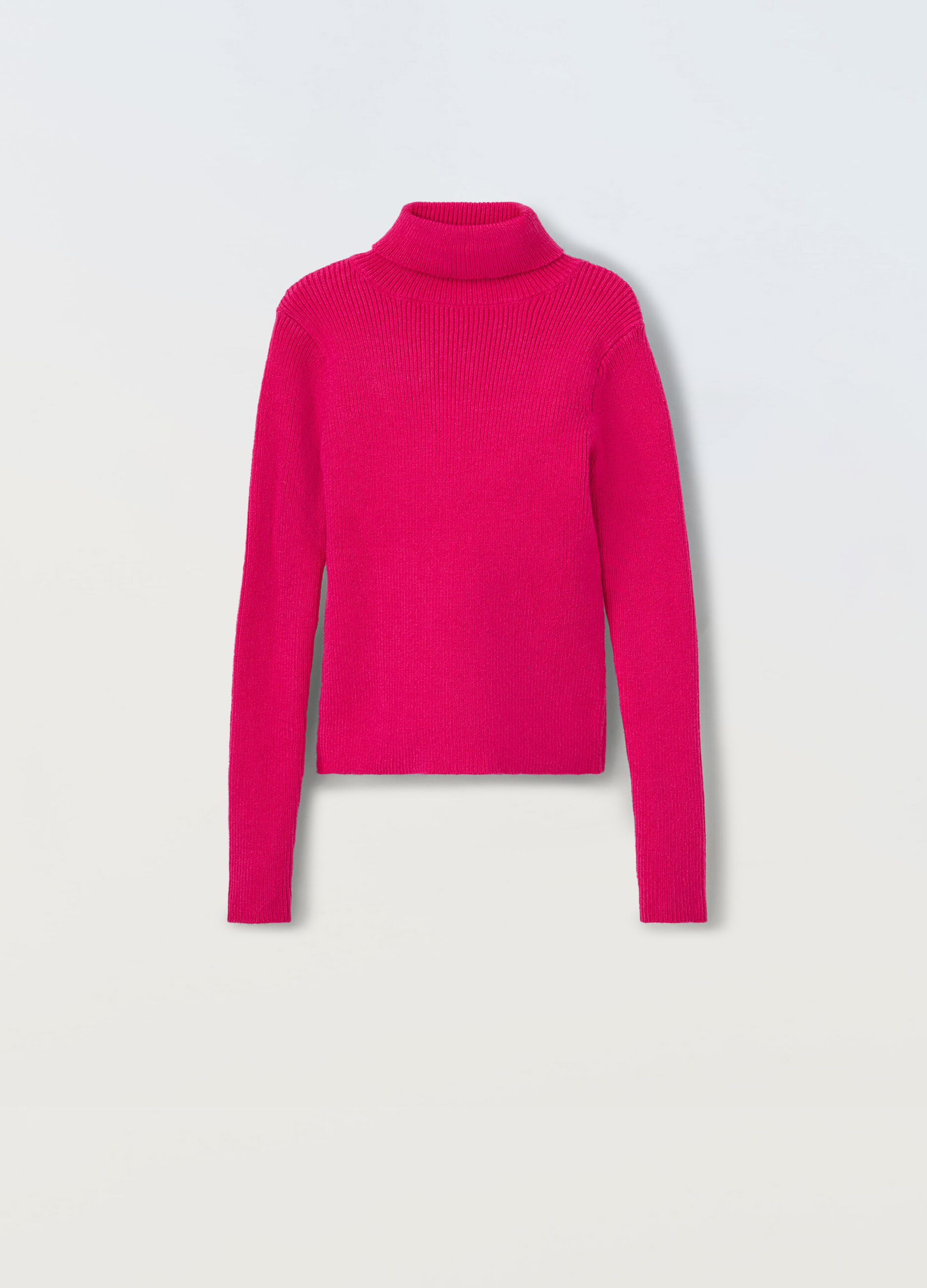 Dolcevita in costina di misto viscosa ragazza_0