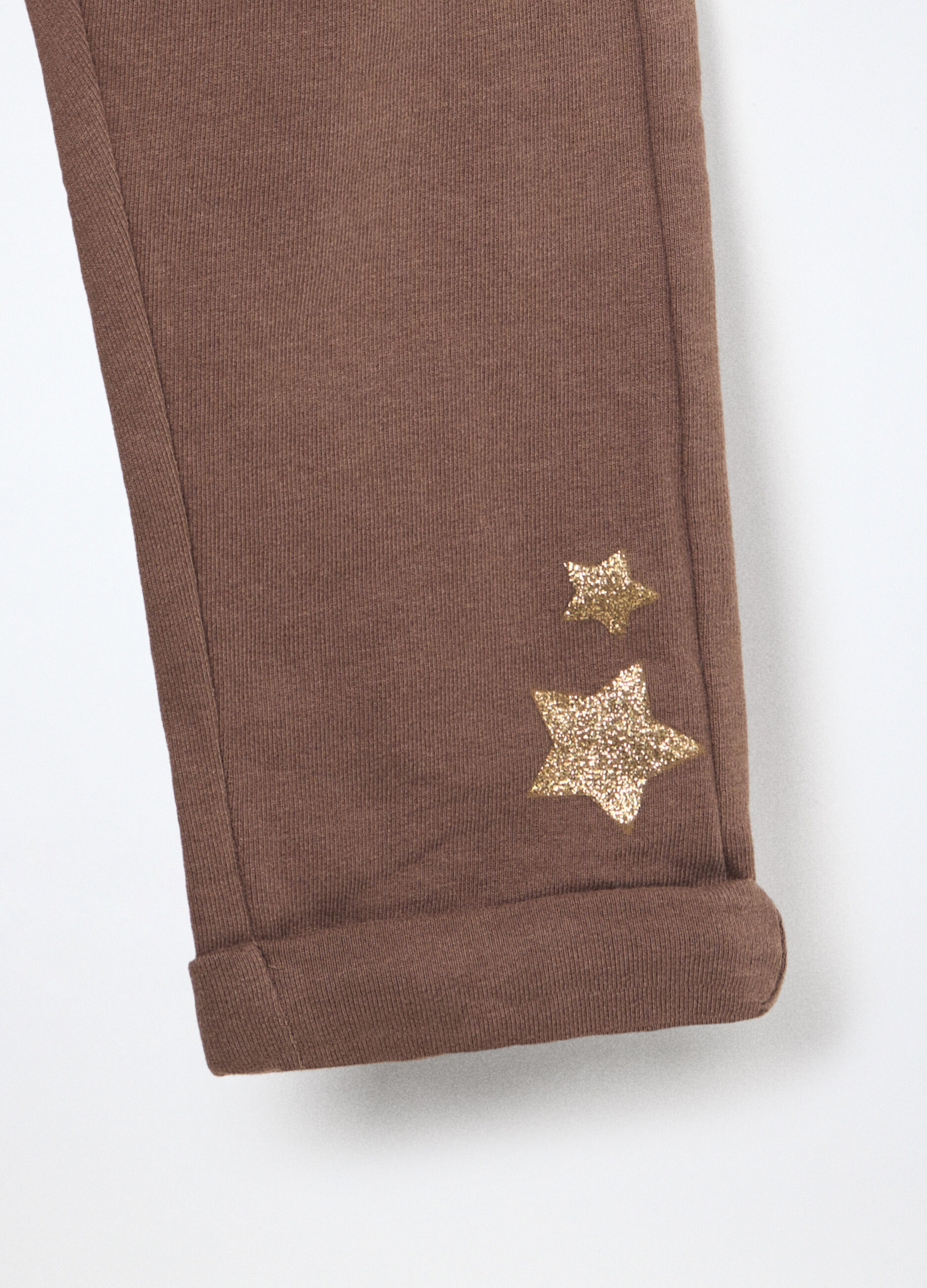 Jogging set in felpa di cotone stretch neonata_3