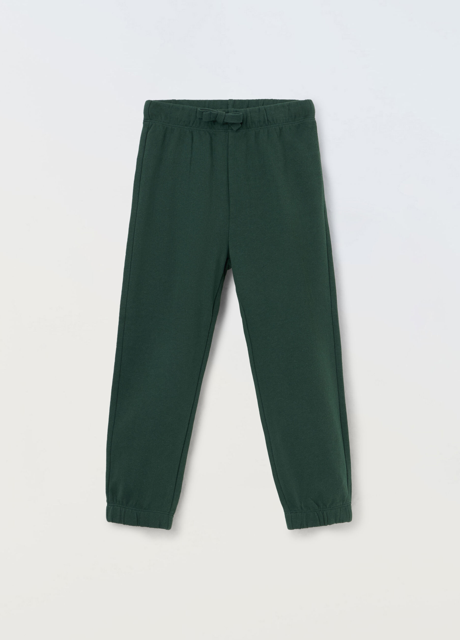 Joggers in french terry di puro cotone bambino_0
