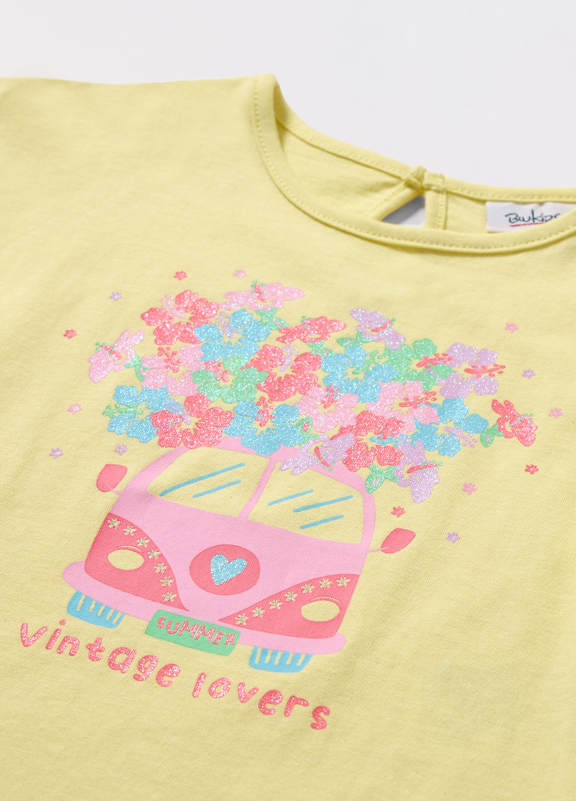 T-shirt in jersey di puro cotone neonata_1