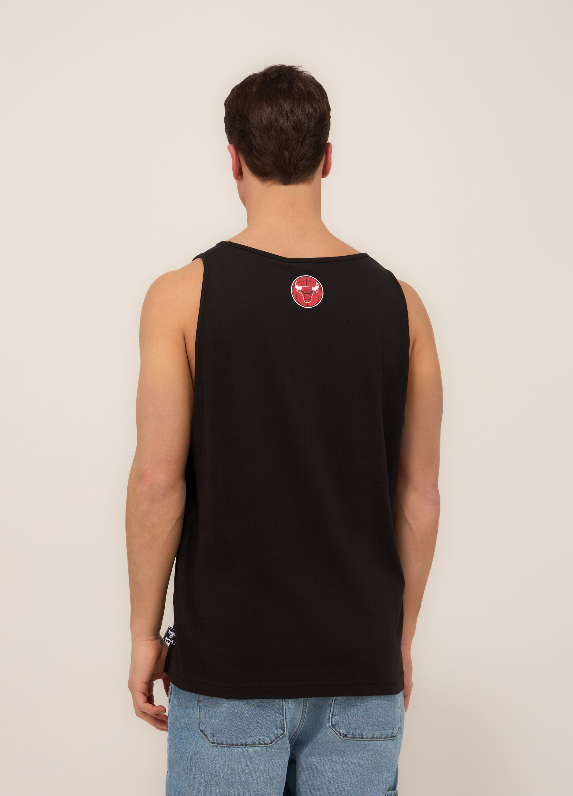 Canotta basketball in jersey uomo