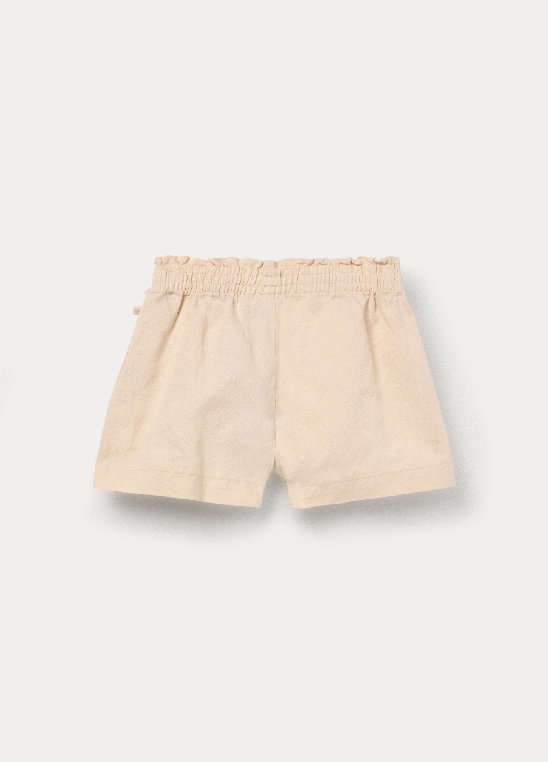 Shorts misto lino bambina _1