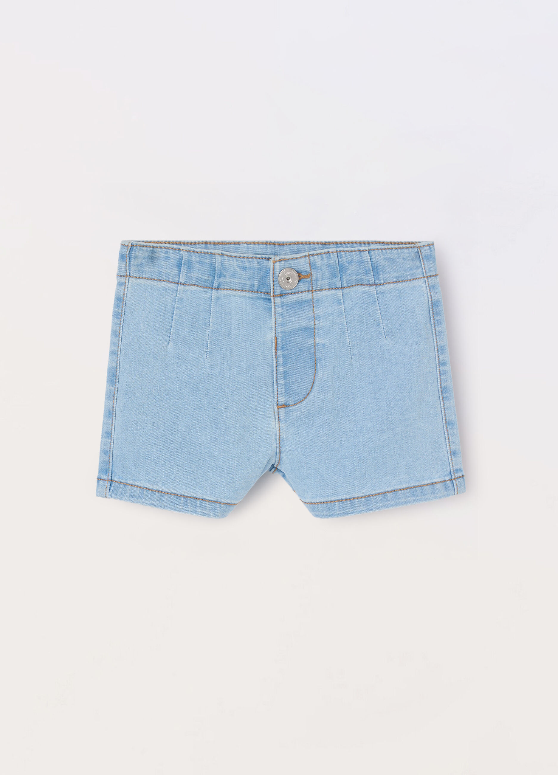 Shorts in denim misto cotone bambina_0