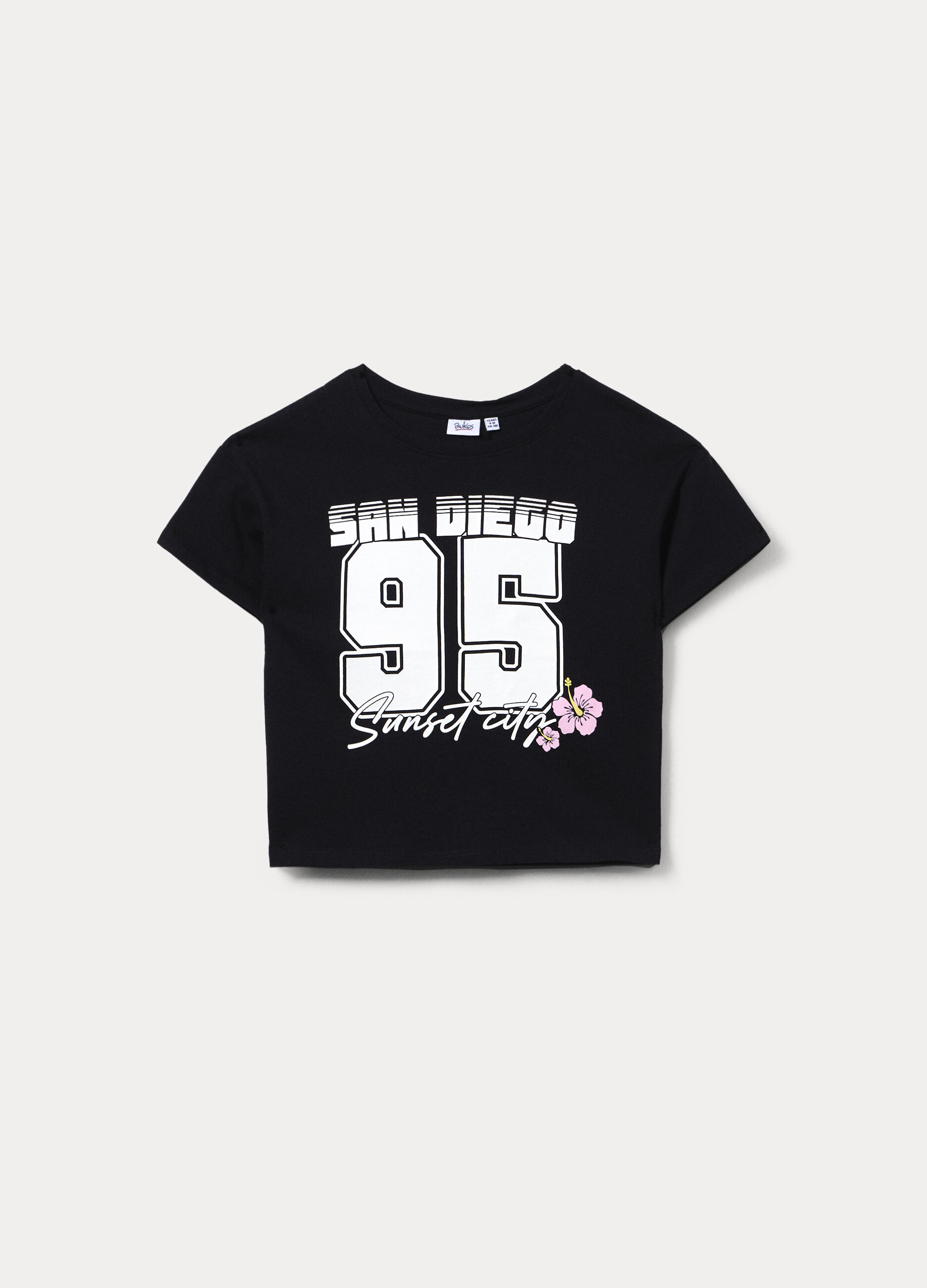 T-shirt girocollo ragazza_0