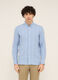 Camicia colletto button-down in cotone uomo_0