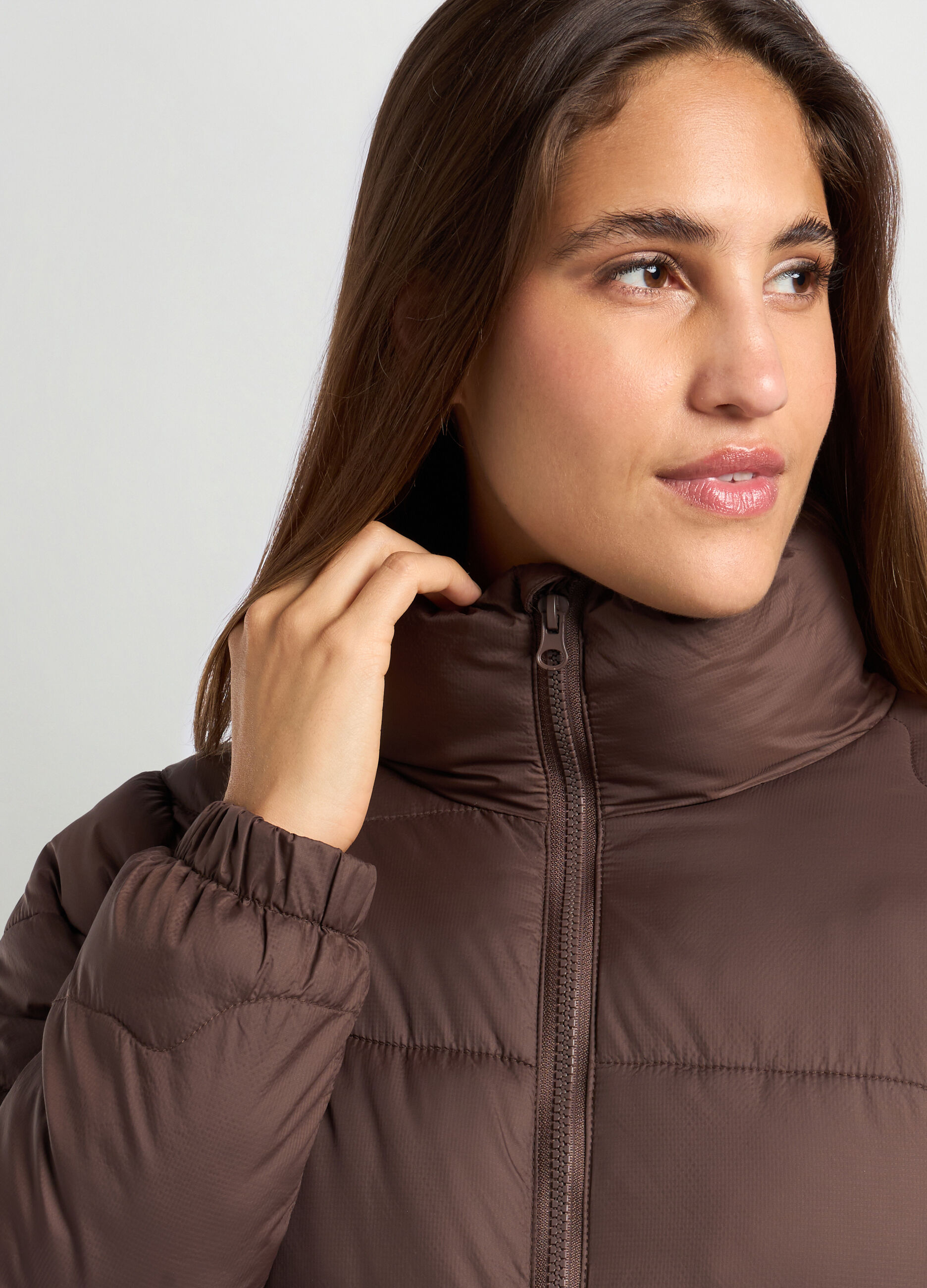 Giubbino imbottito full zip donna_2