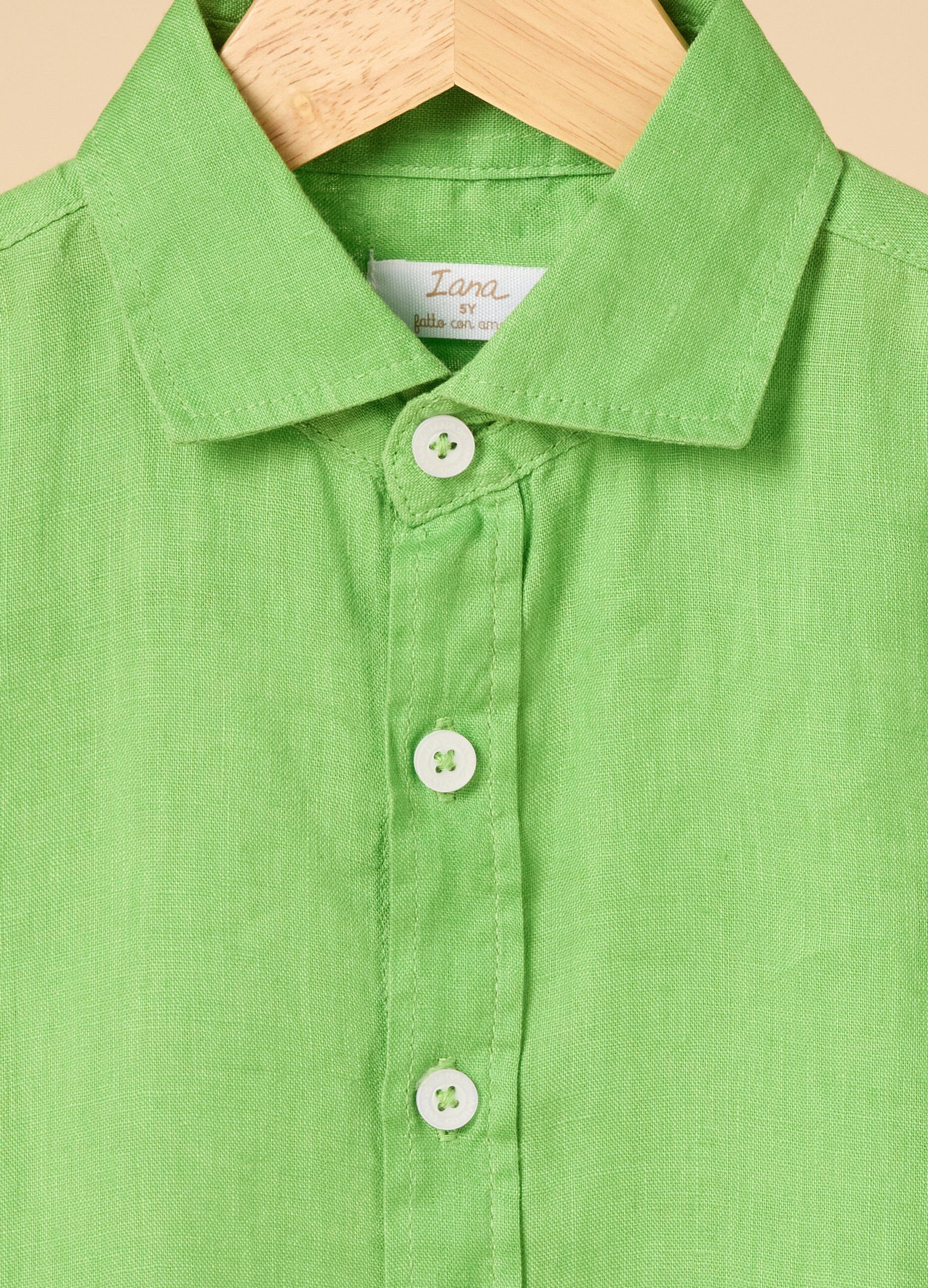 Camicia in puro lino IANA bambino_1