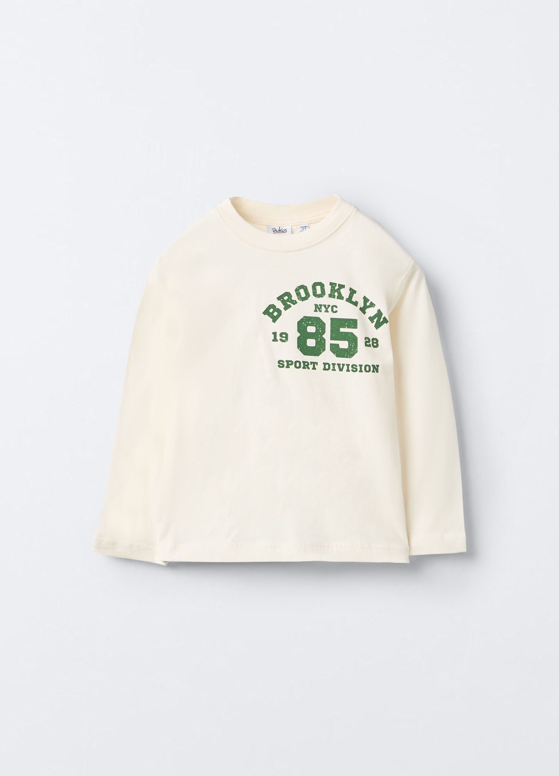 T-shirt in jersey di puro cotone bambino_0