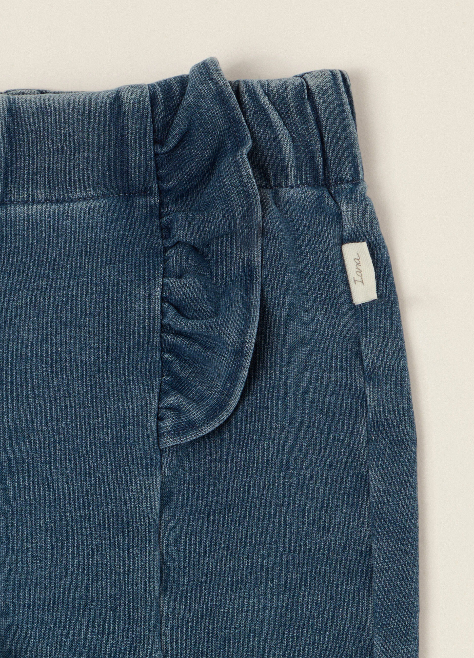 Pantaloni slim denim in cotone elasticizzato_2