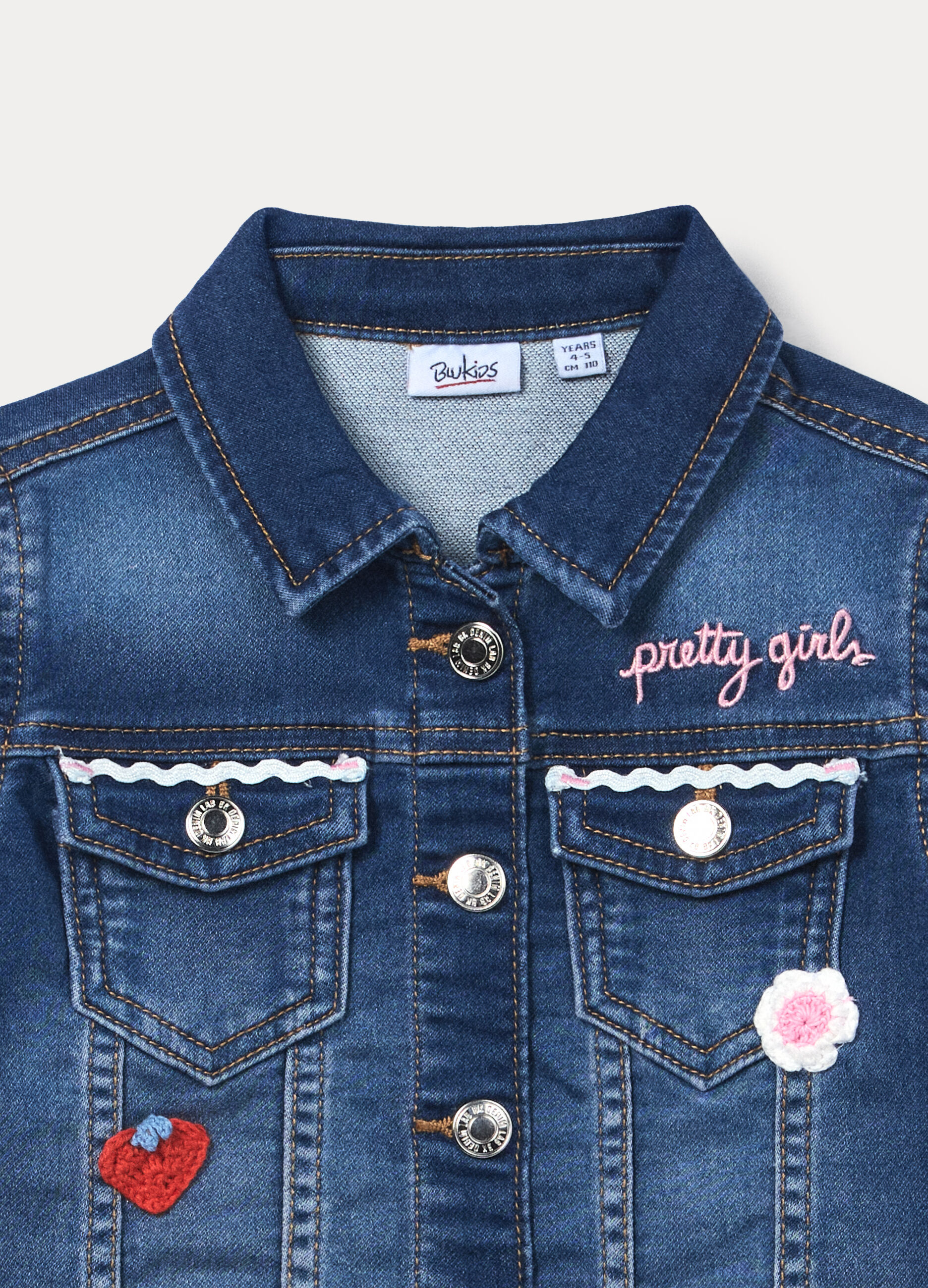 Giacca in stretch denim bambina_2