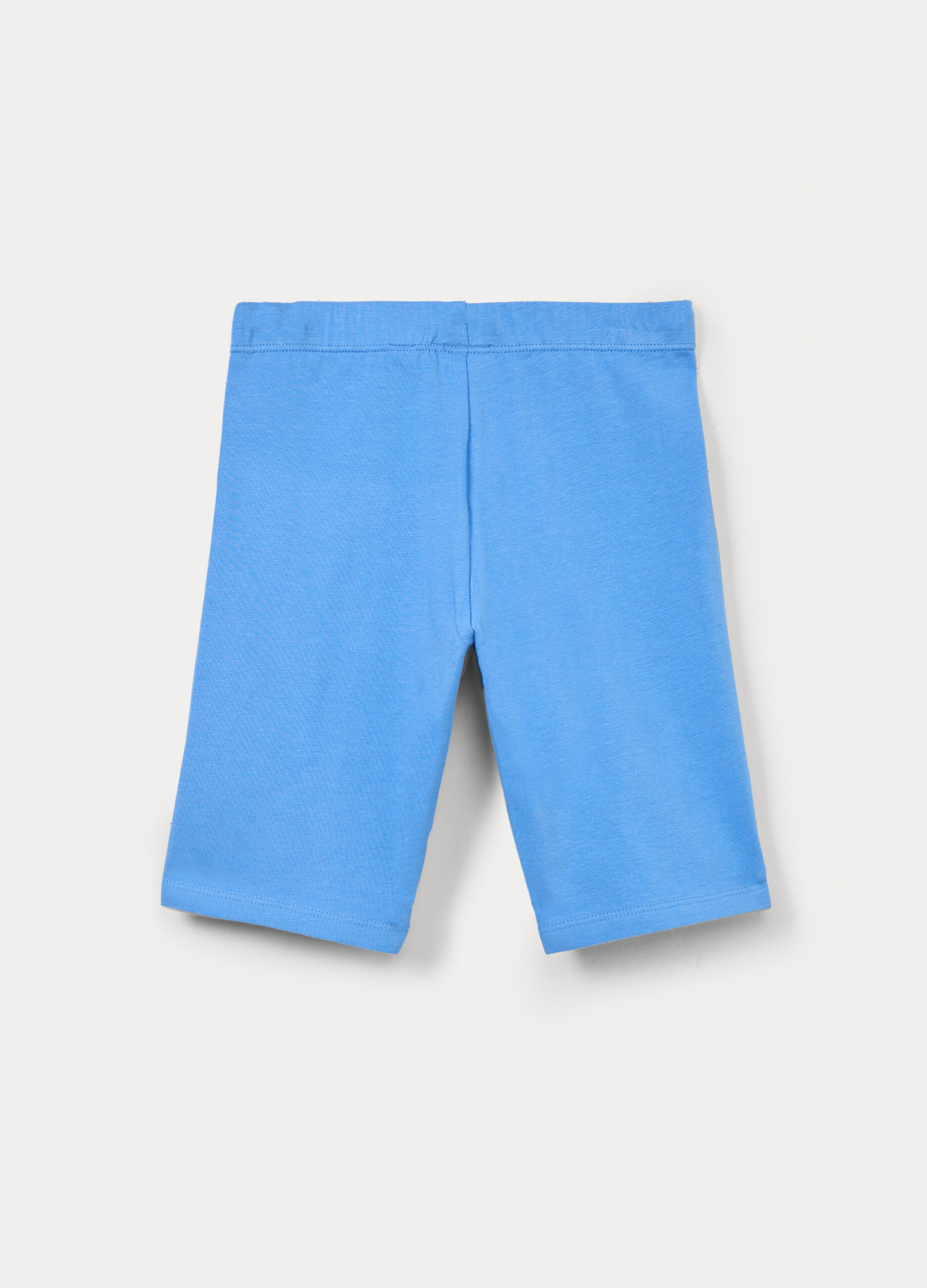 Leggings Disney corti fit slim in jersey di cotone stretch bambina_1