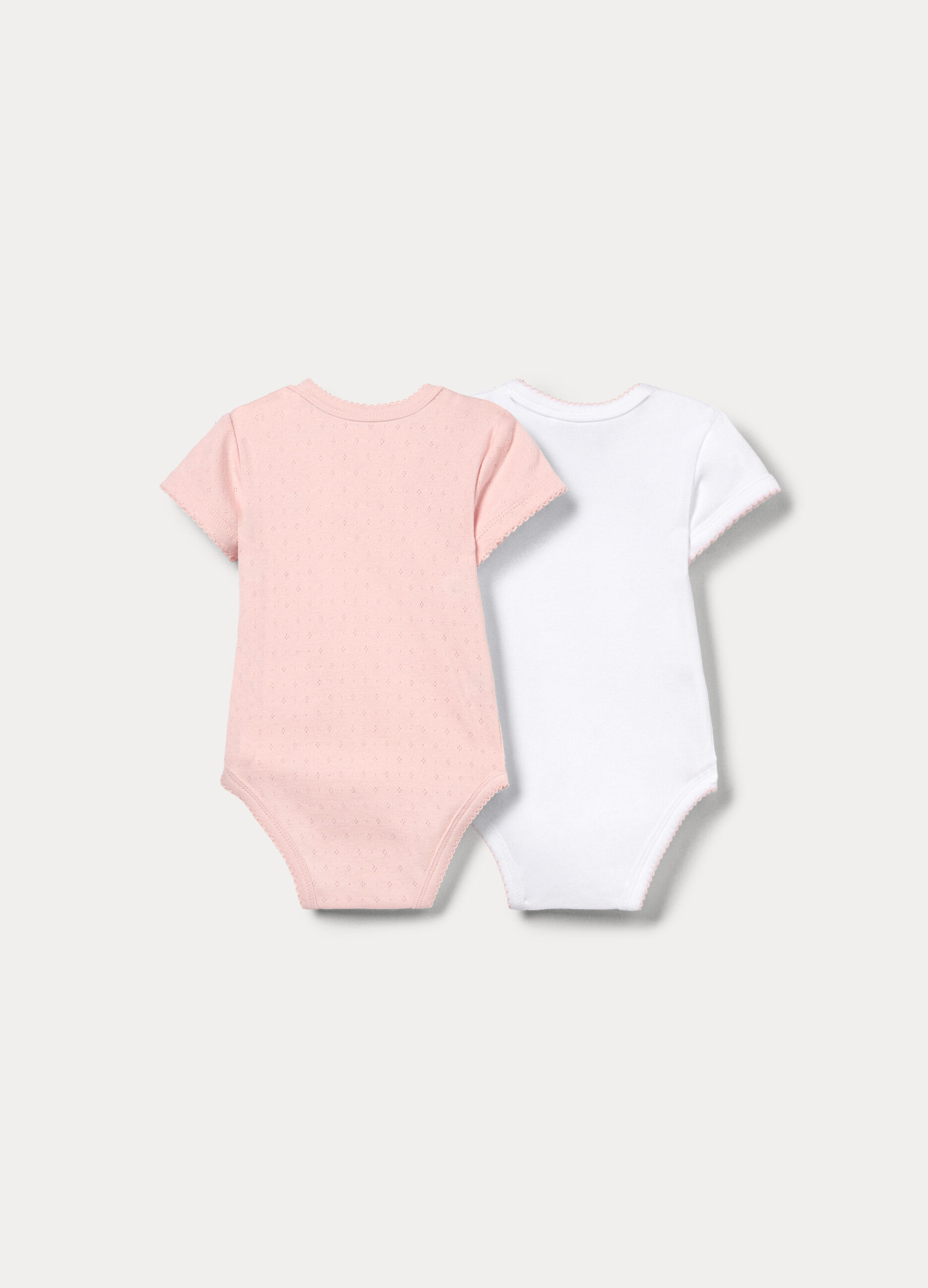 Pack 2 body in costina di puro cotone neonata_1