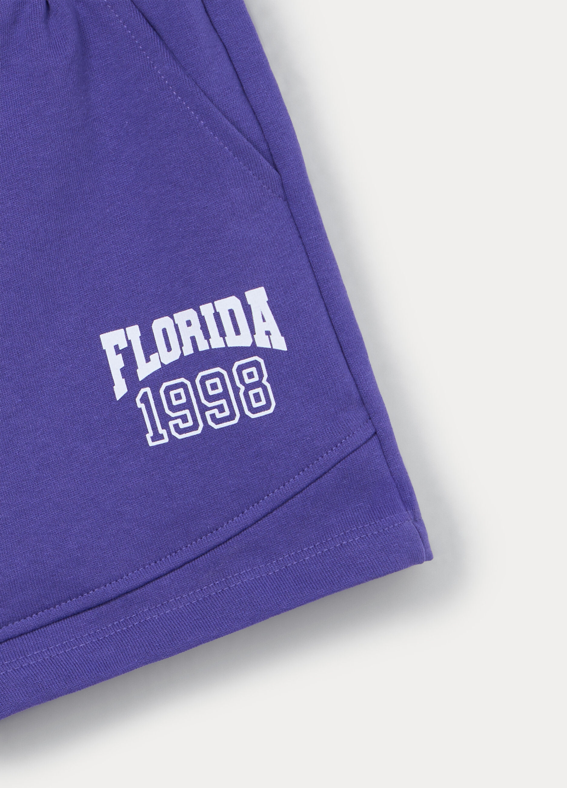 Shorts in french terry misto cotone ragazza_2