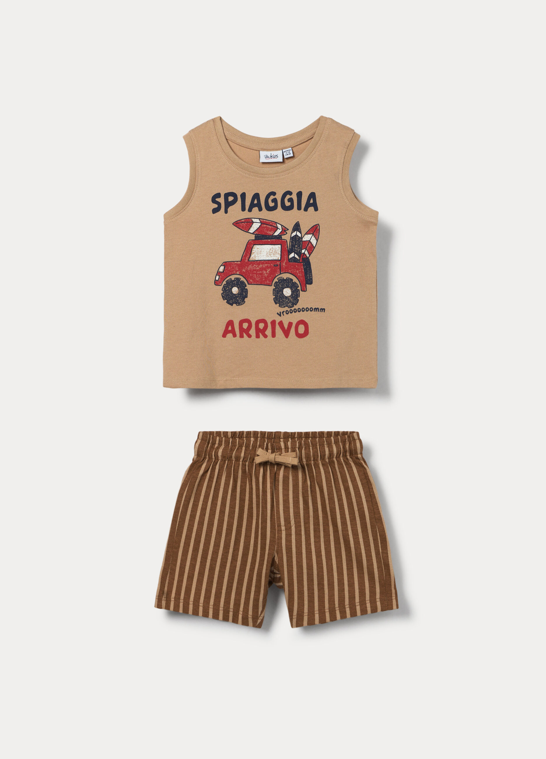 Jogging set in jersey di puro cotone bimbo_0