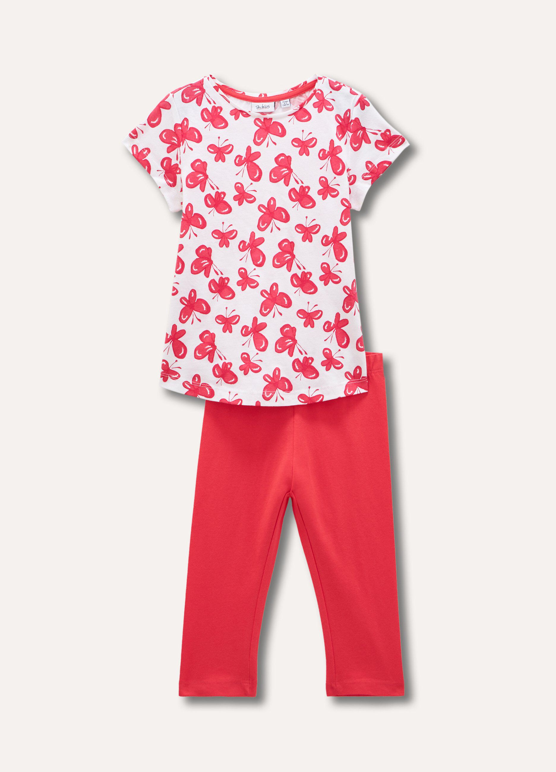Jogging set in cotone stretch bambina_0
