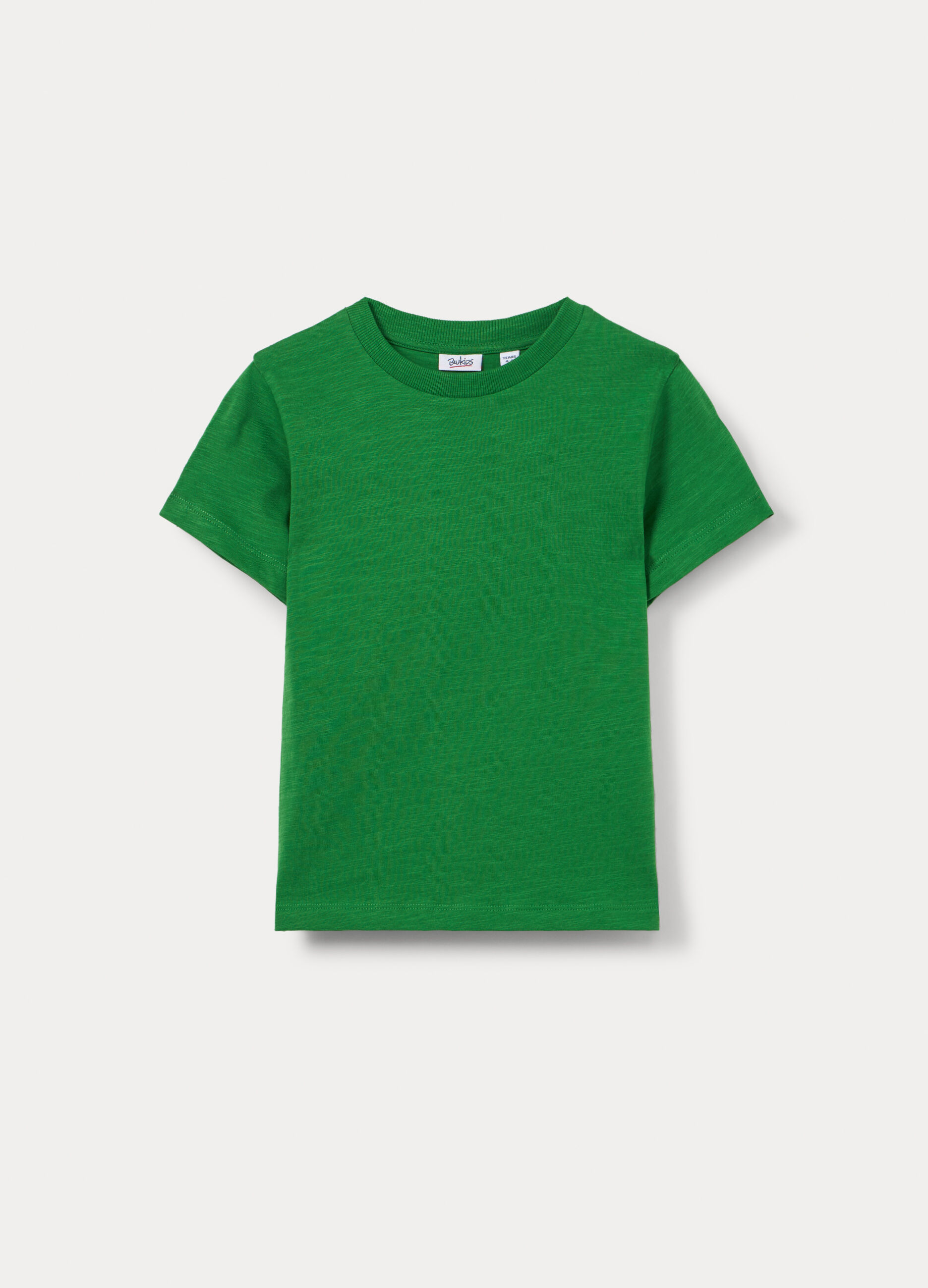 T-shirt in jersey slub di puro cotone bambino_0