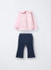 Jogging set Disney in cotone garzato stretch bimba_1