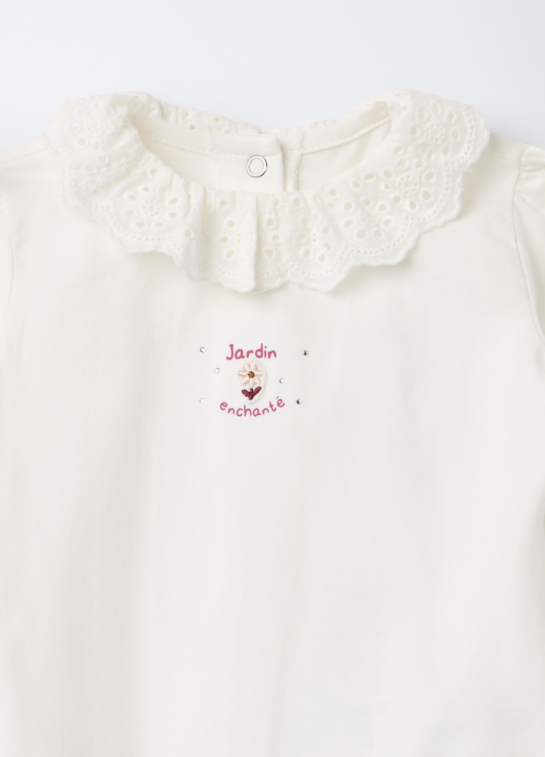 Body in jersey di cotone stretch neonata_2