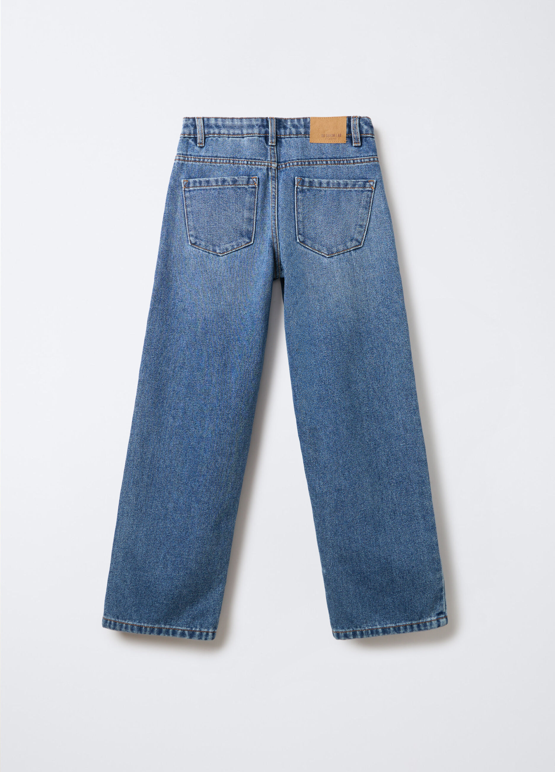 Pantaloni in denim Straight Fit ragazza_1